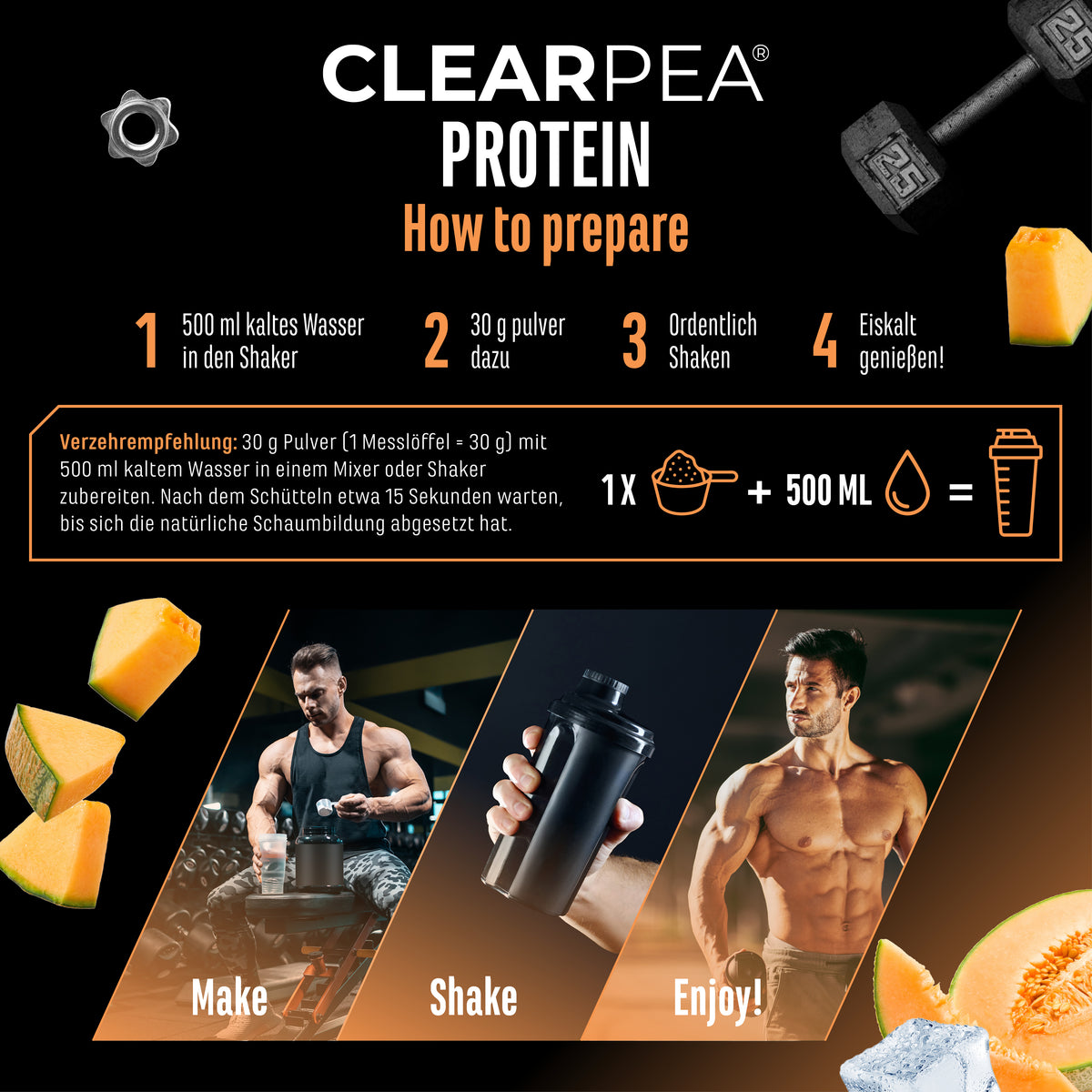 ClearPea® - Vegan Clear Protein - Cola, 454 g