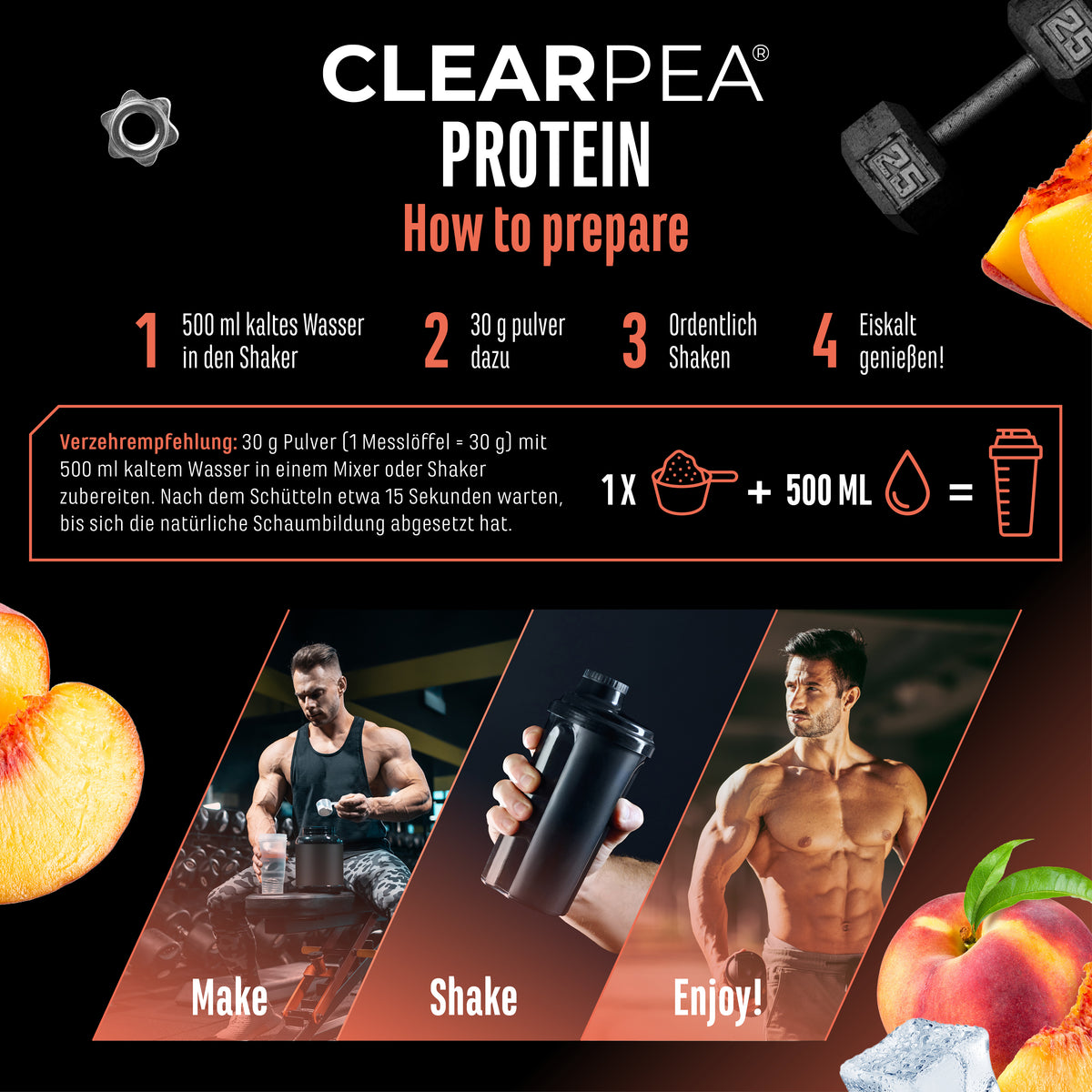 ClearPea® - Vegan Clear Protein - Cola, 454 g