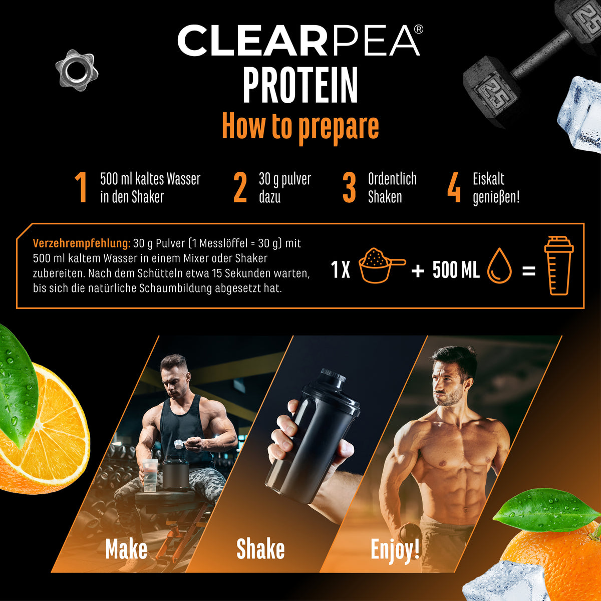 ClearPea® - Vegan Clear Protein - Cola, 454 g