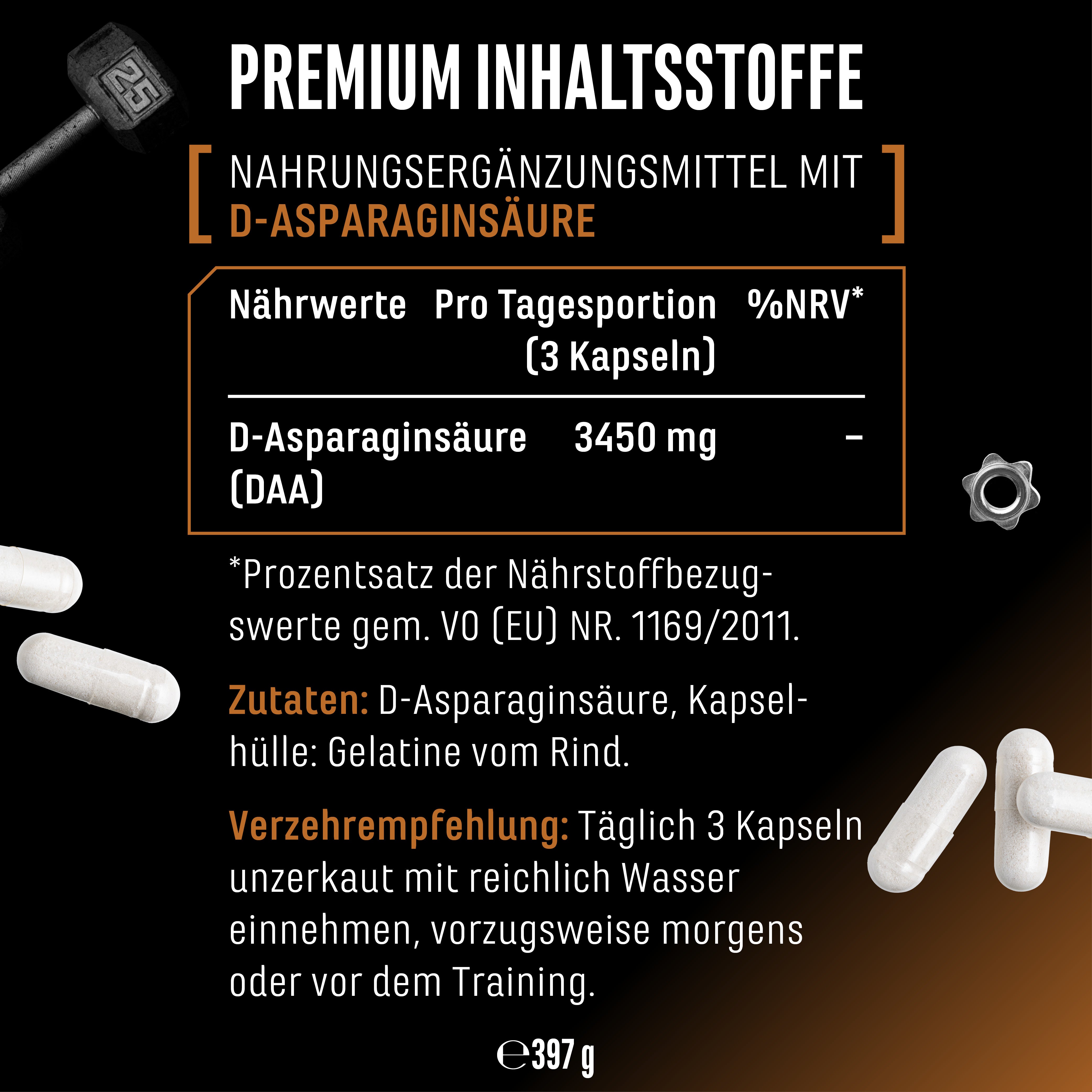 Capsule di acido D-aspartico