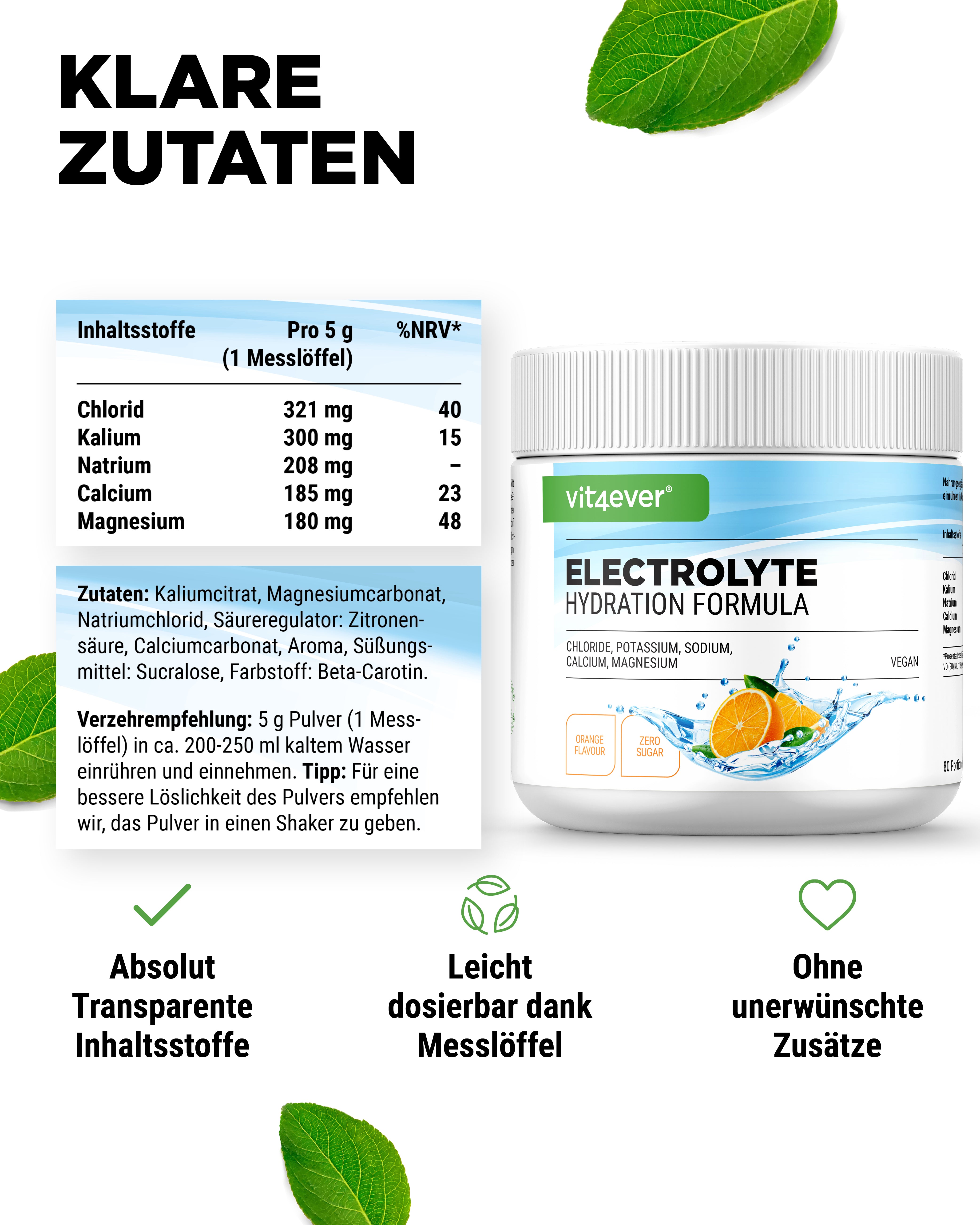 Elektrolity Pomarańcza, 400 g