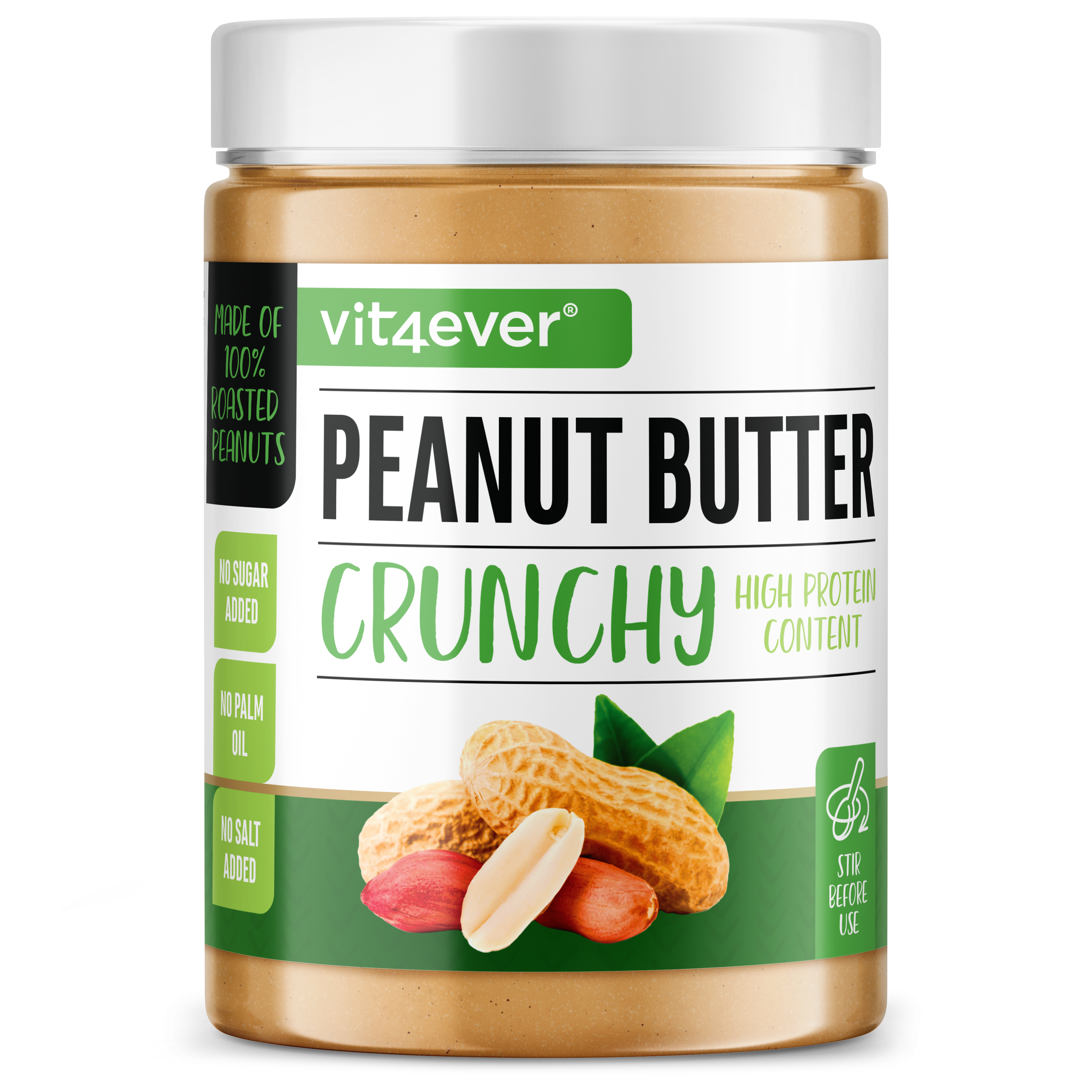 100% Burro di arachidi (CRUNCHY) - Peanut Butter