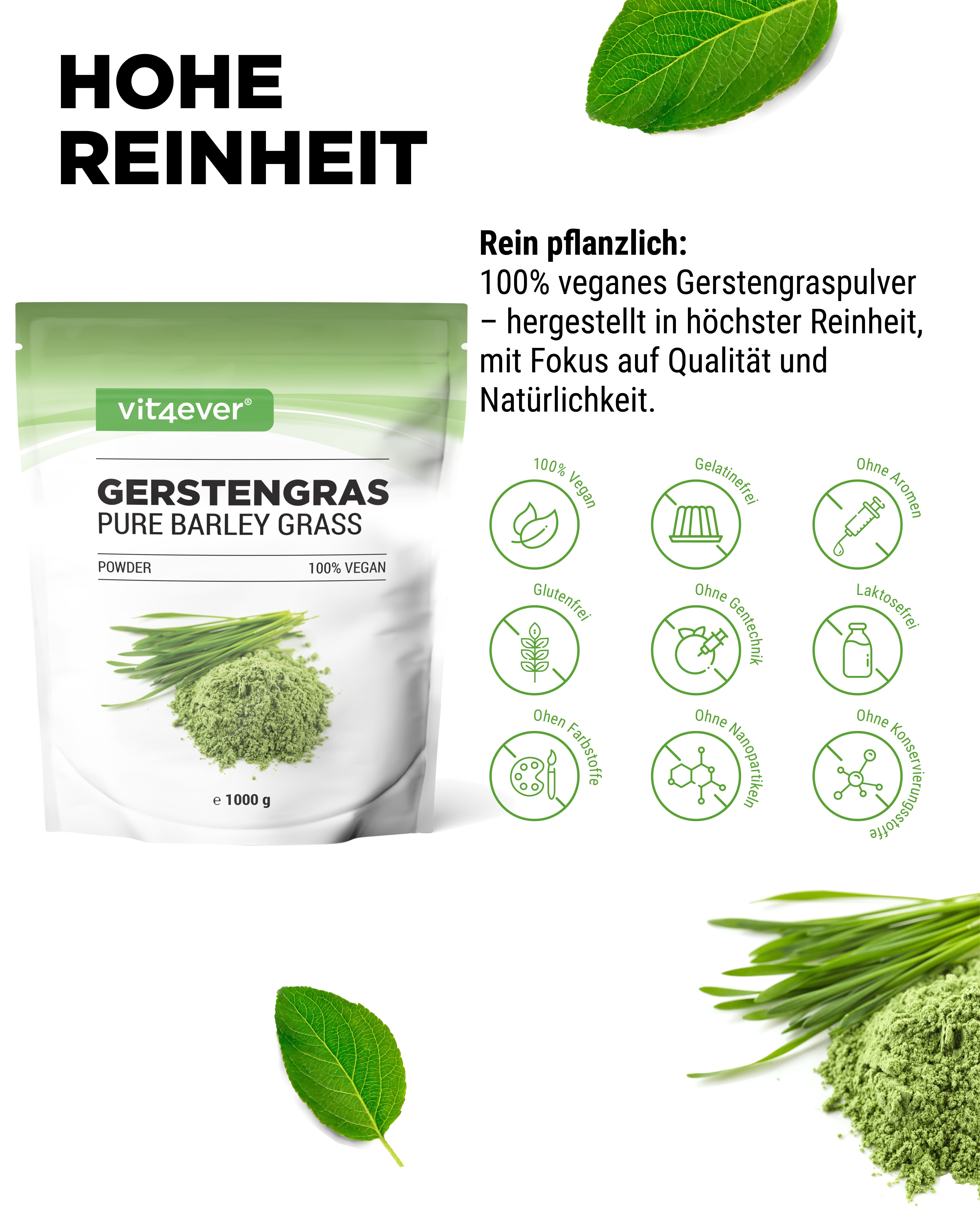 Erba d'orzo - Ricca di minerali e vitamine
