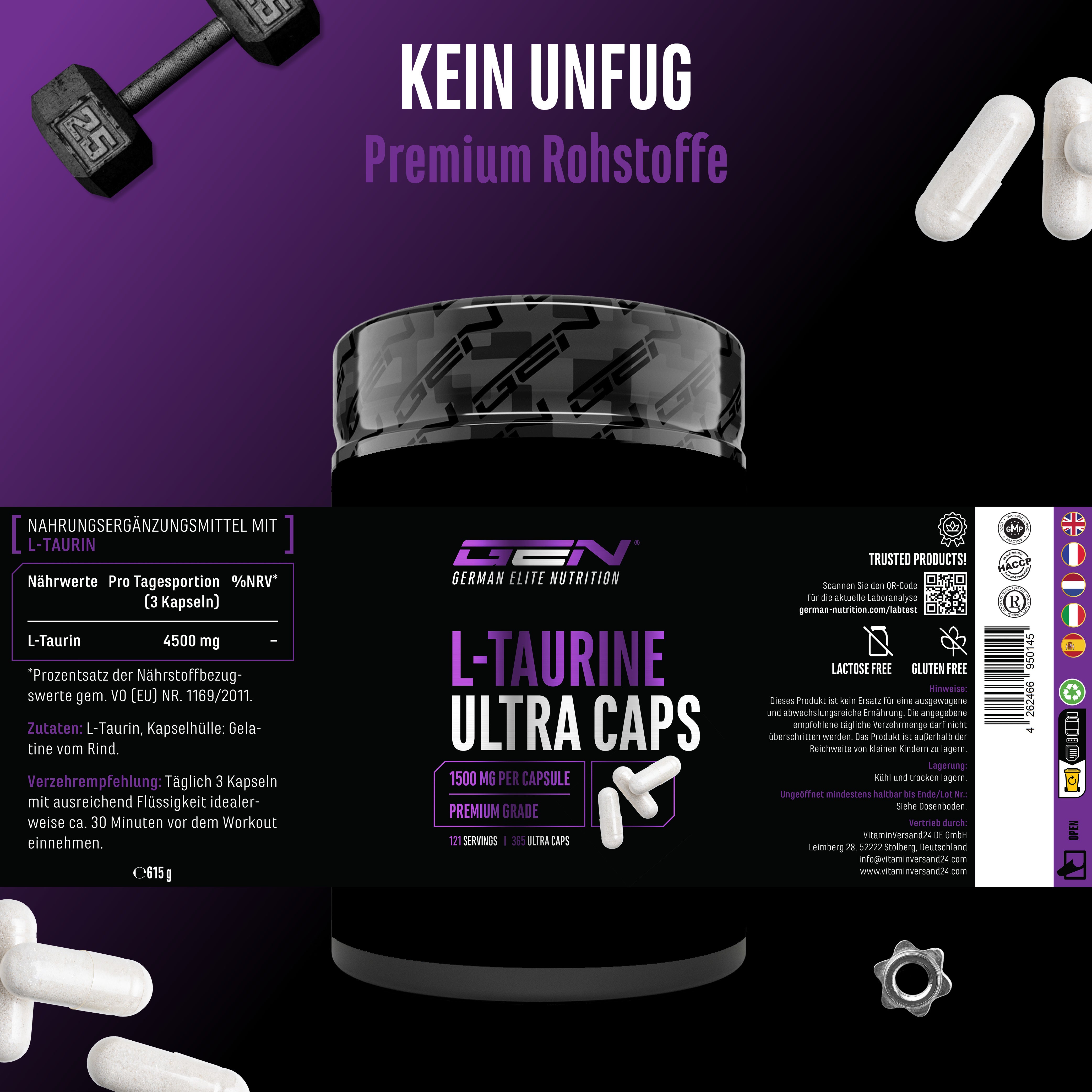 L-Taurine Ultra Caps