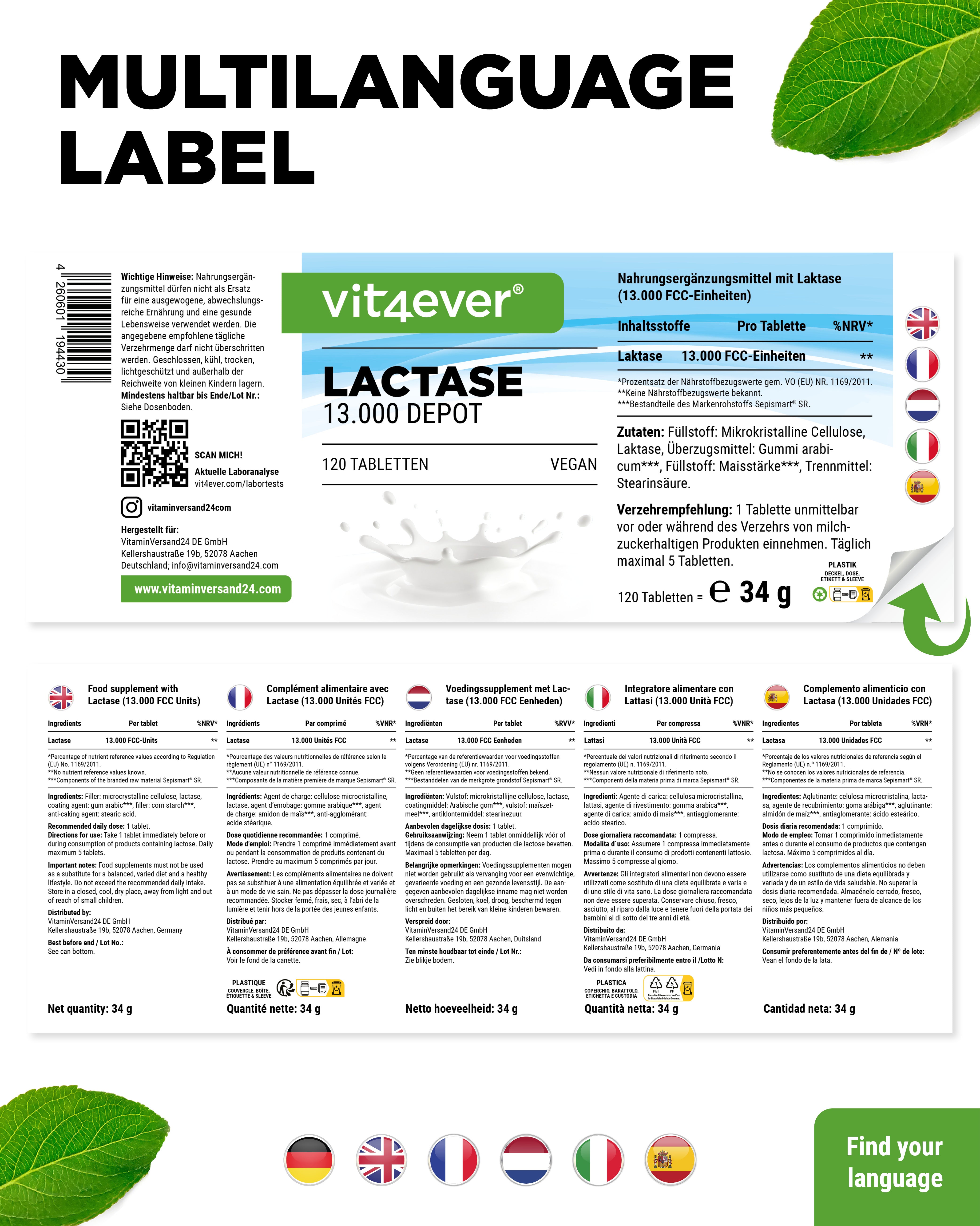 Lactase Depot 13,000