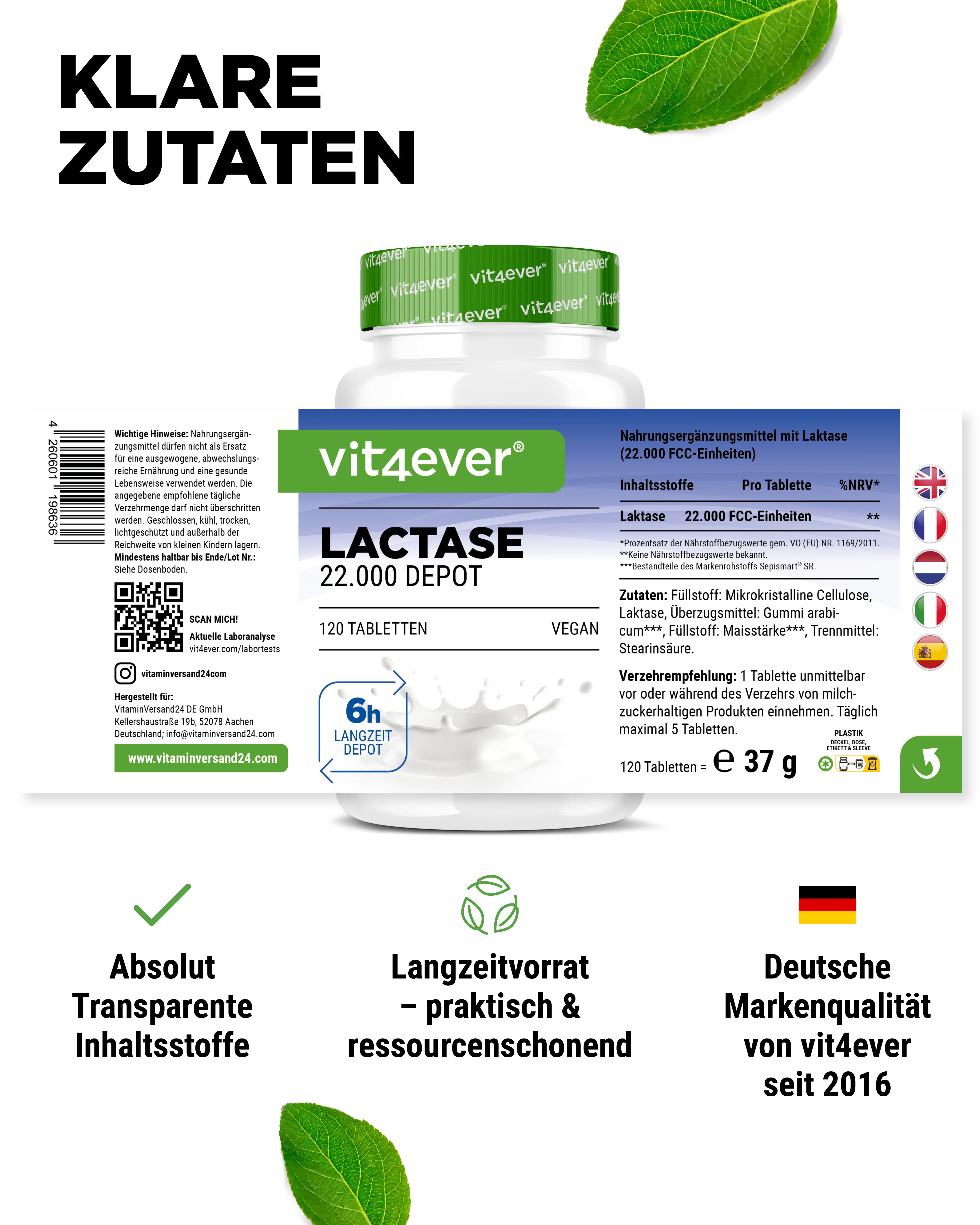 Lactase Depot 22,000