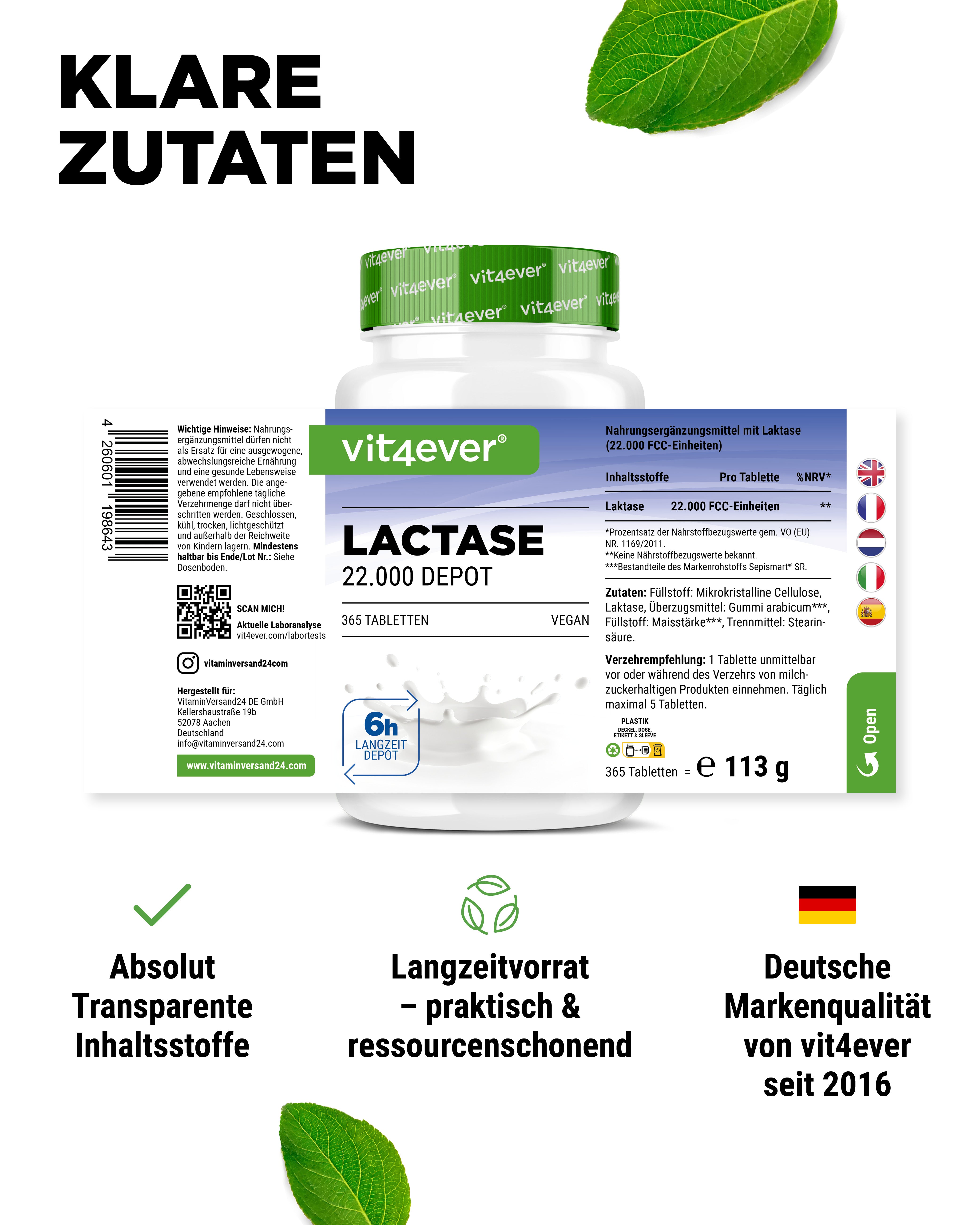 Lactase Depot 22,000