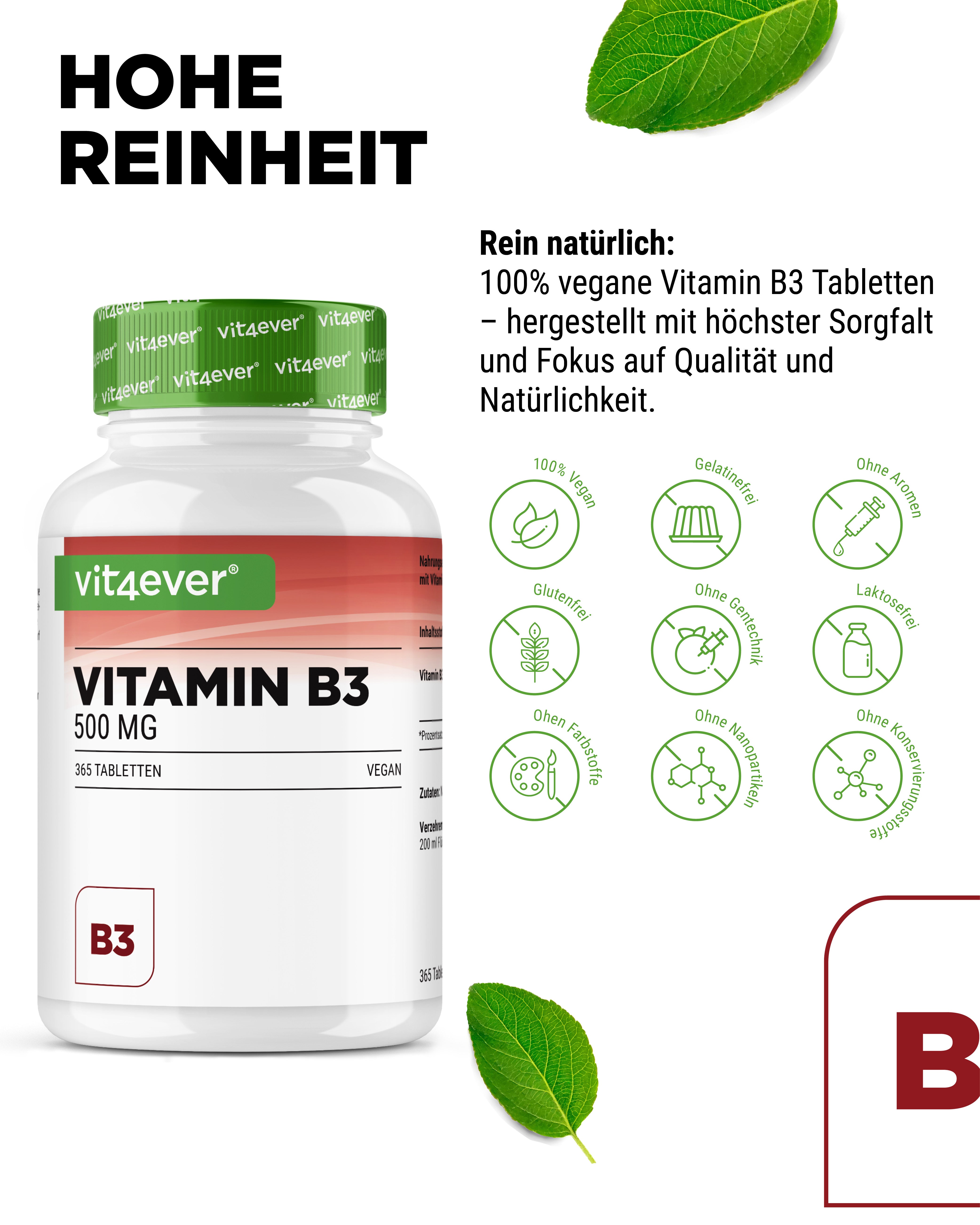 Vitamine B3 - 500 mg