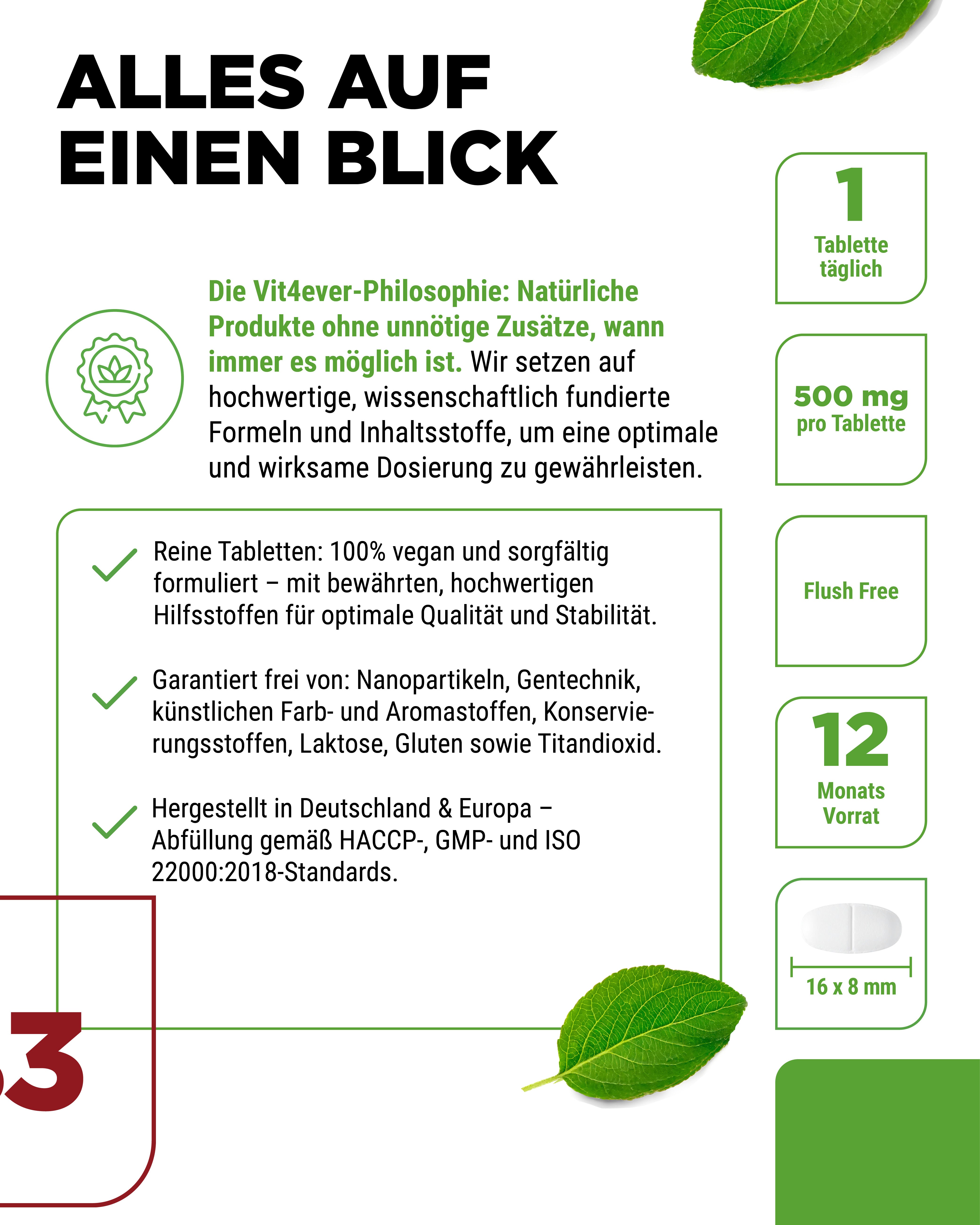 Vitamine B3 - 500 mg