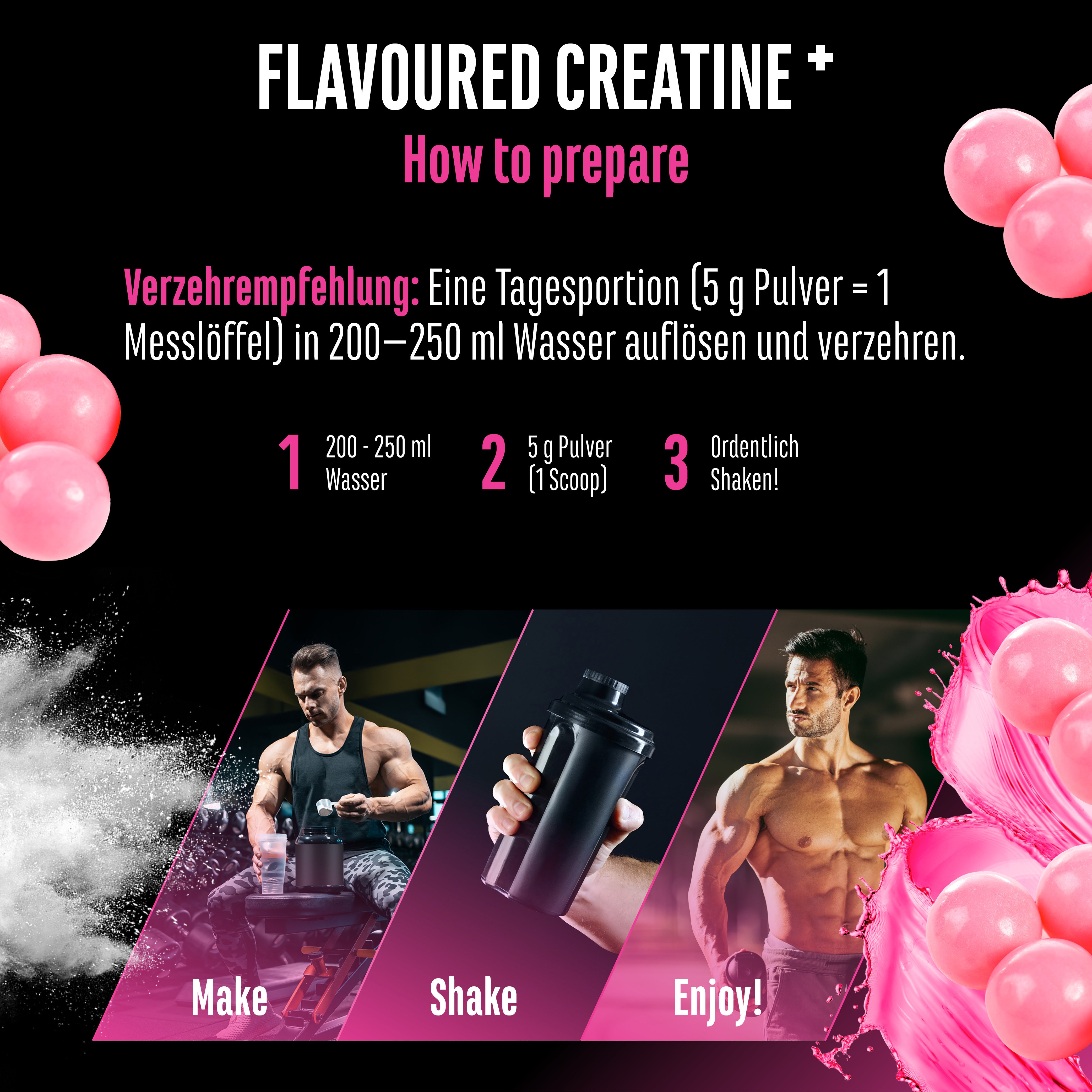 Creatina – Fragola, 550 g