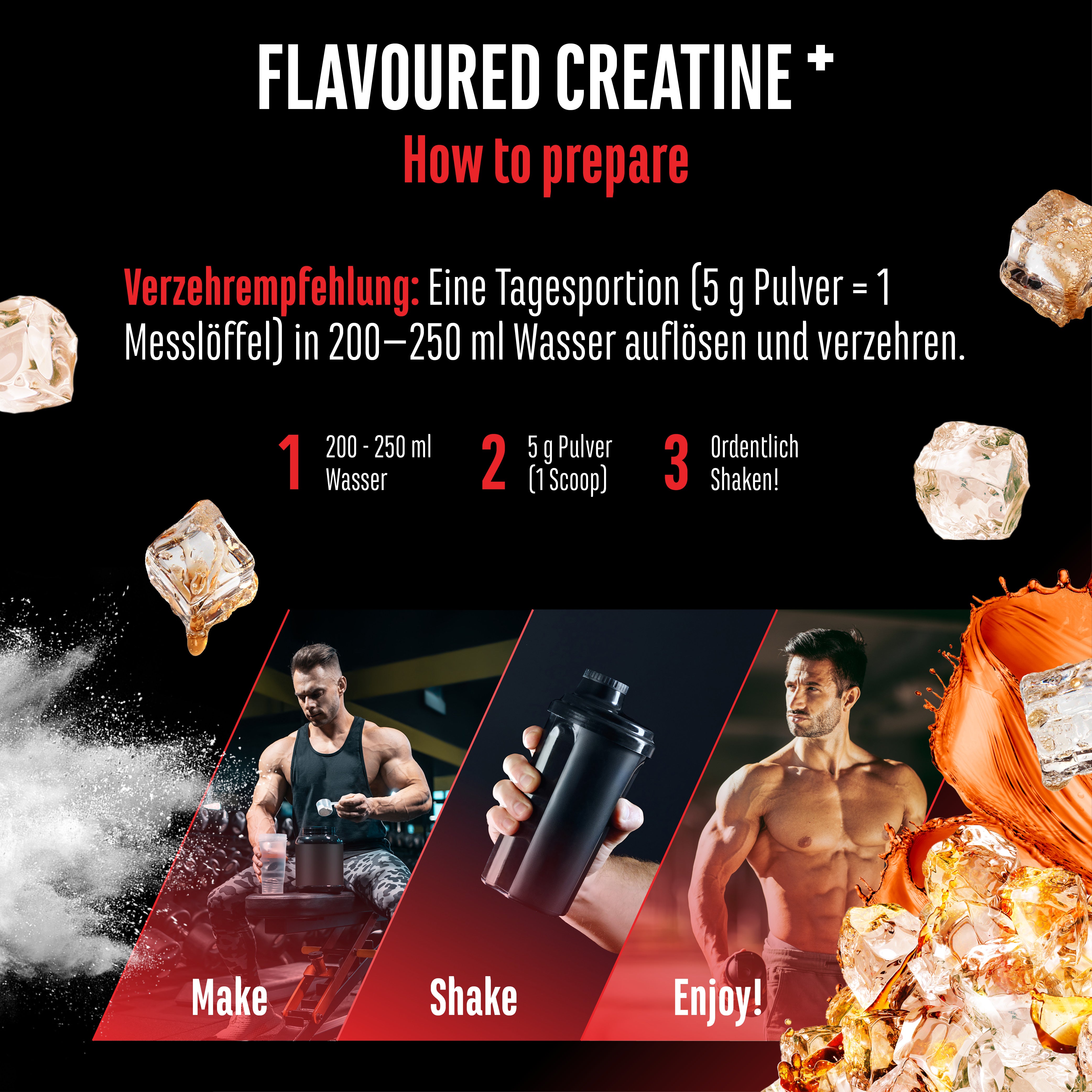 Creatina – Fragola, 550 g