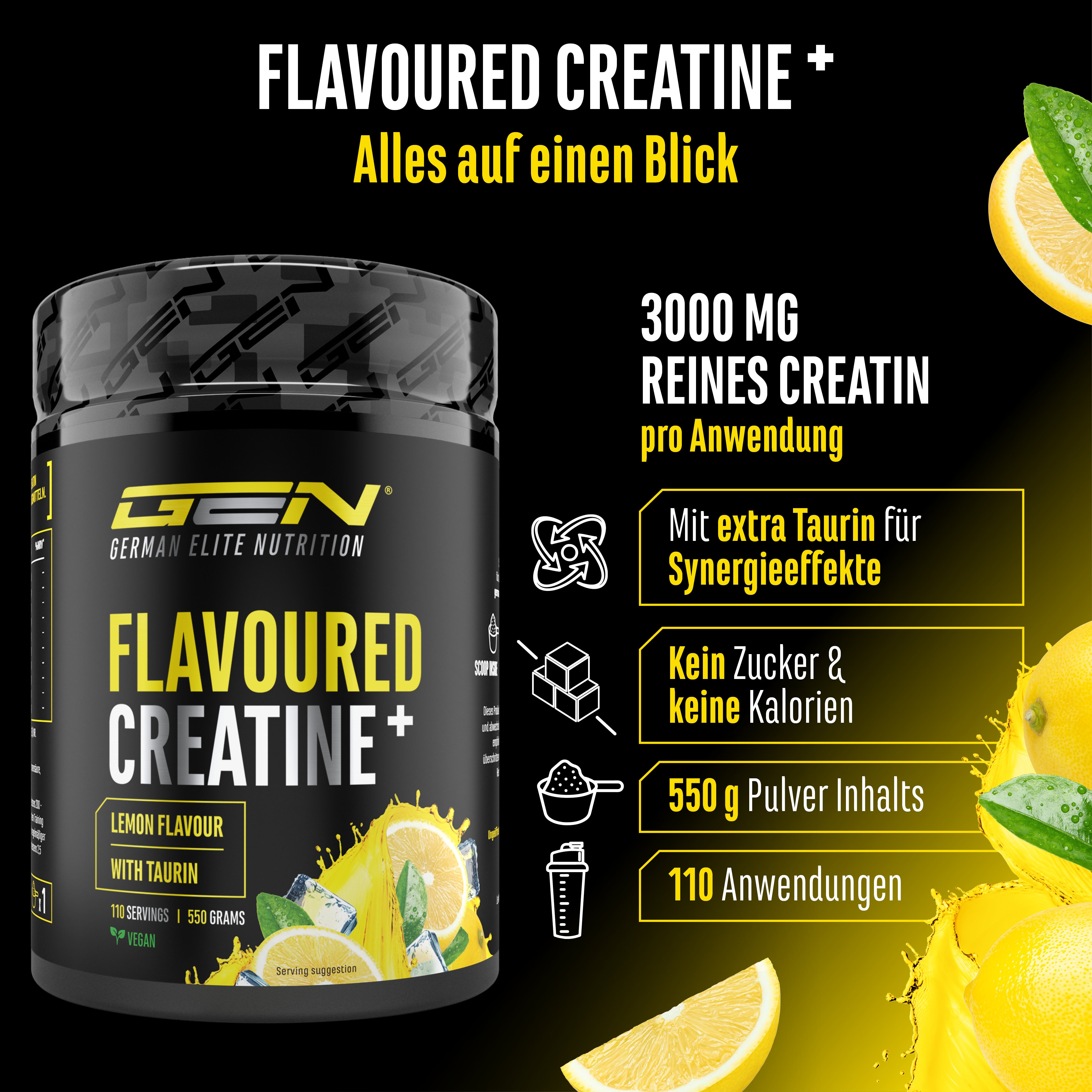 Creatina – Fragola, 550 g