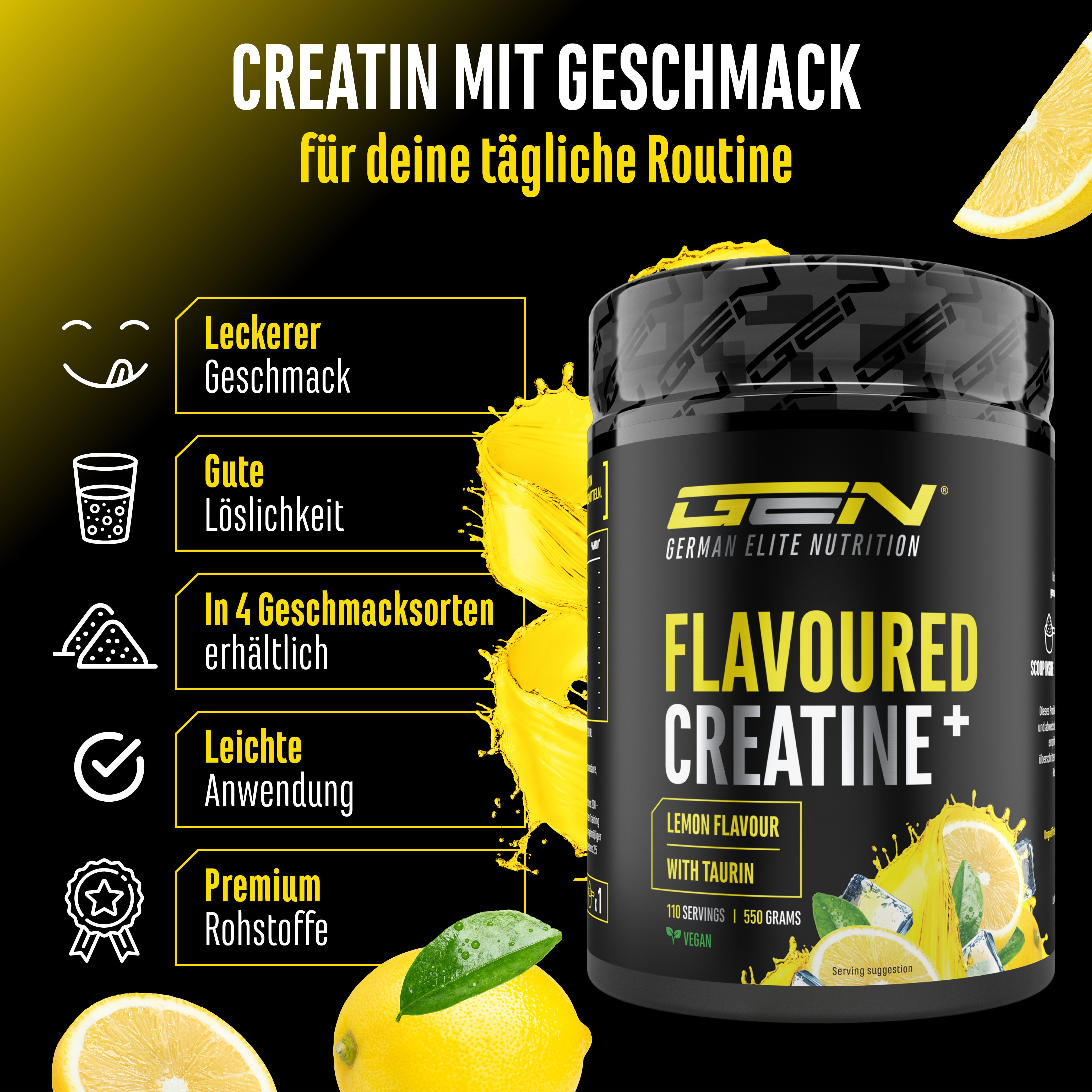 Creatina – Fragola, 550 g