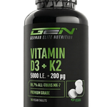 Vitamina D3 5.000 UI + K2 200 mcg vegano