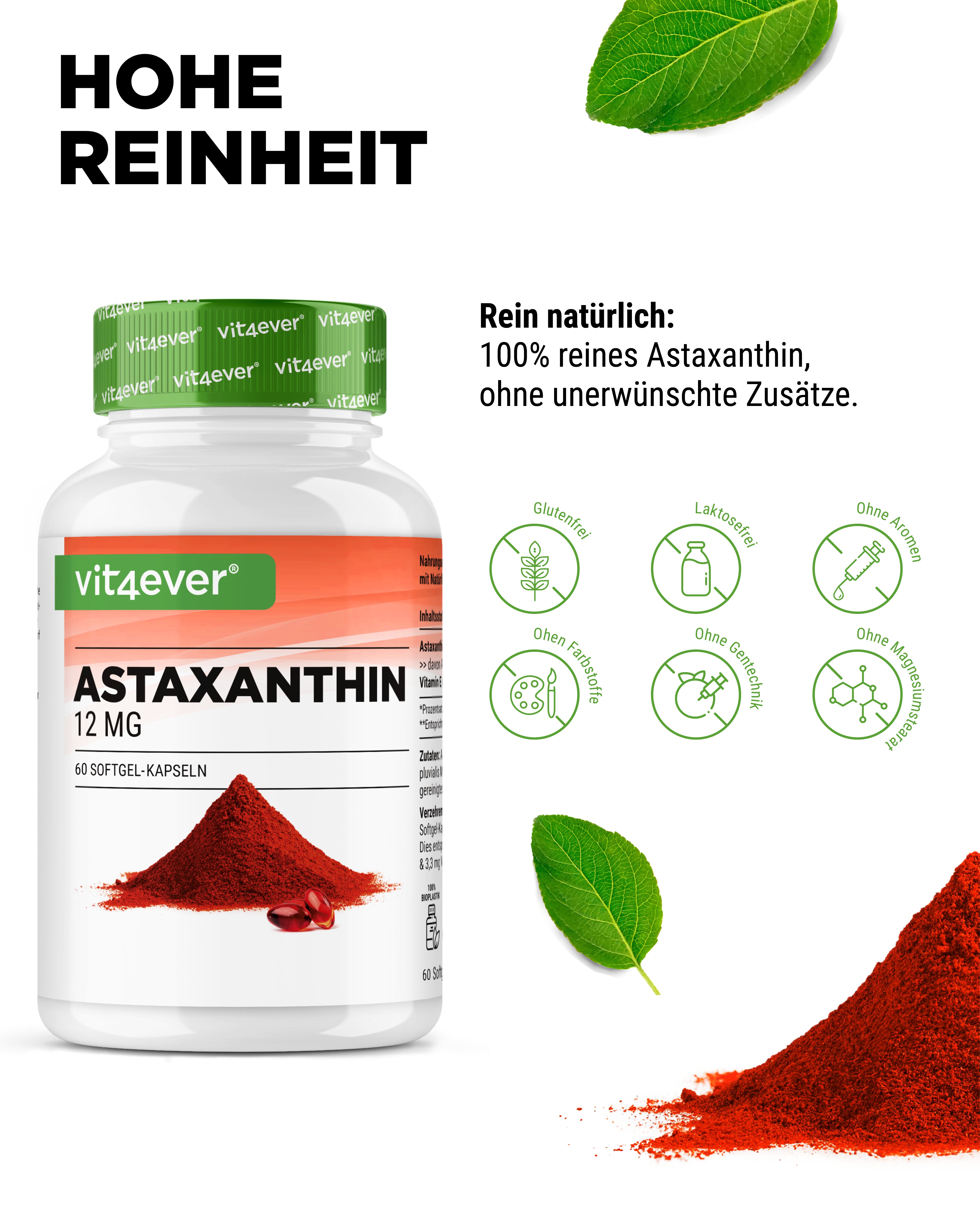 Astaxantina - 12 mg