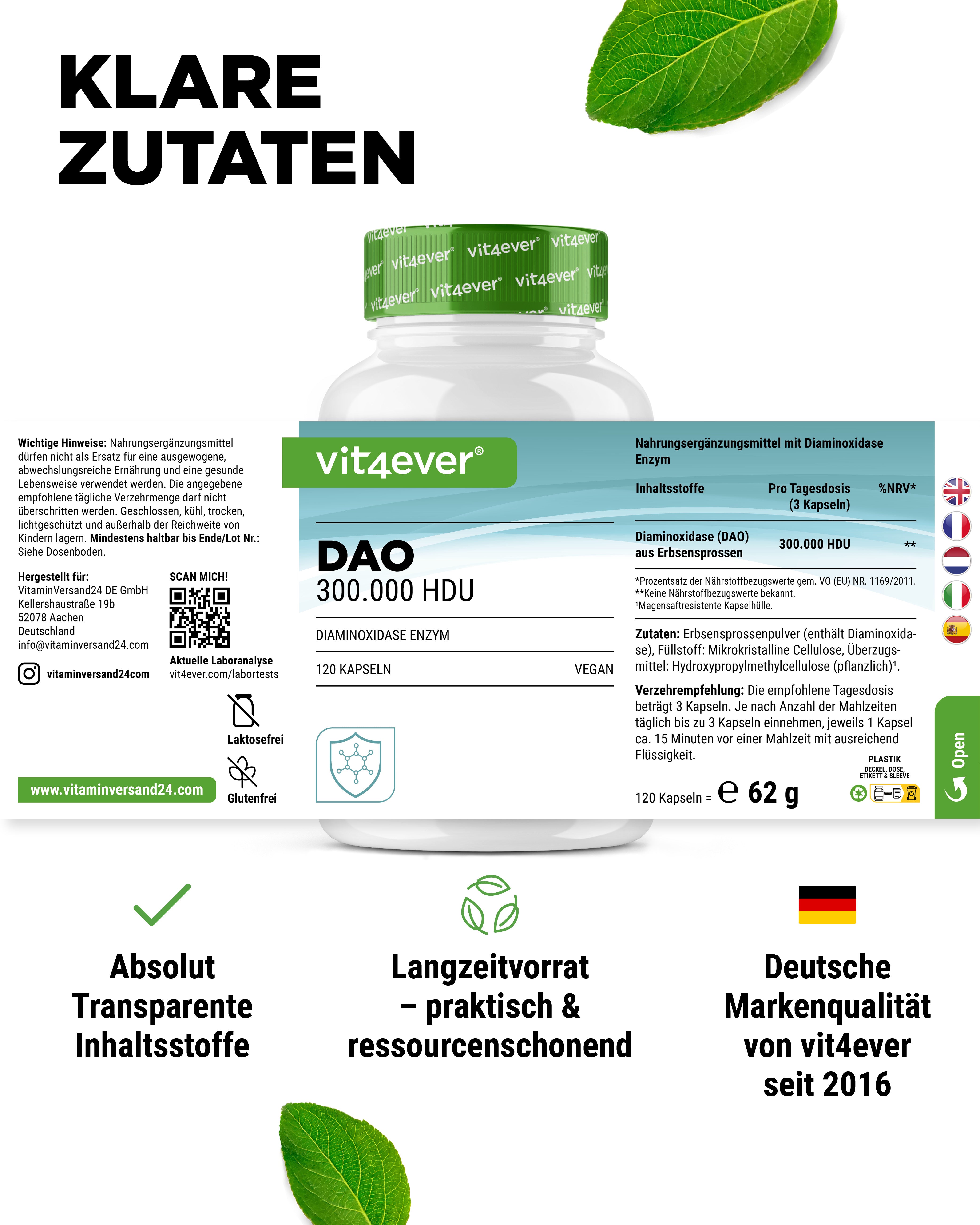 DAO Enzym - 300.000 HDU