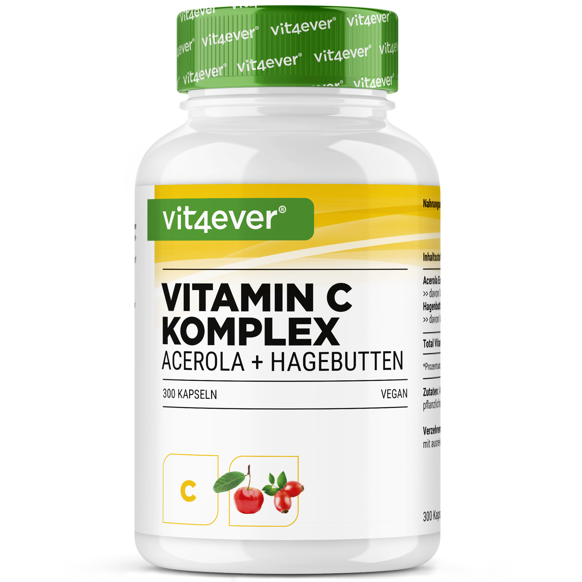 Complexe Vitamine C (Acérola+Cynorrhodon)