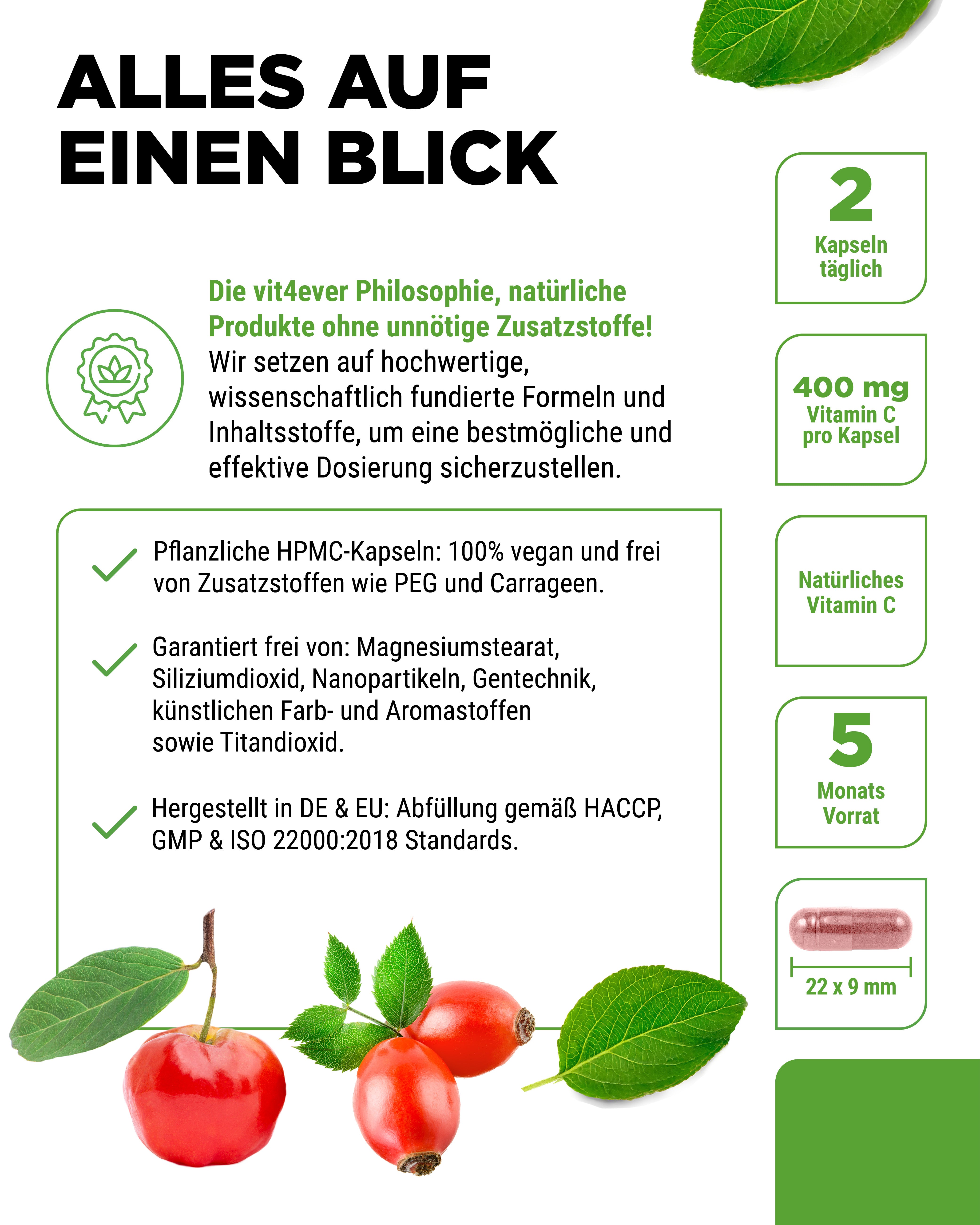 Kompleks witaminy C (Acerola+Dzika róża)