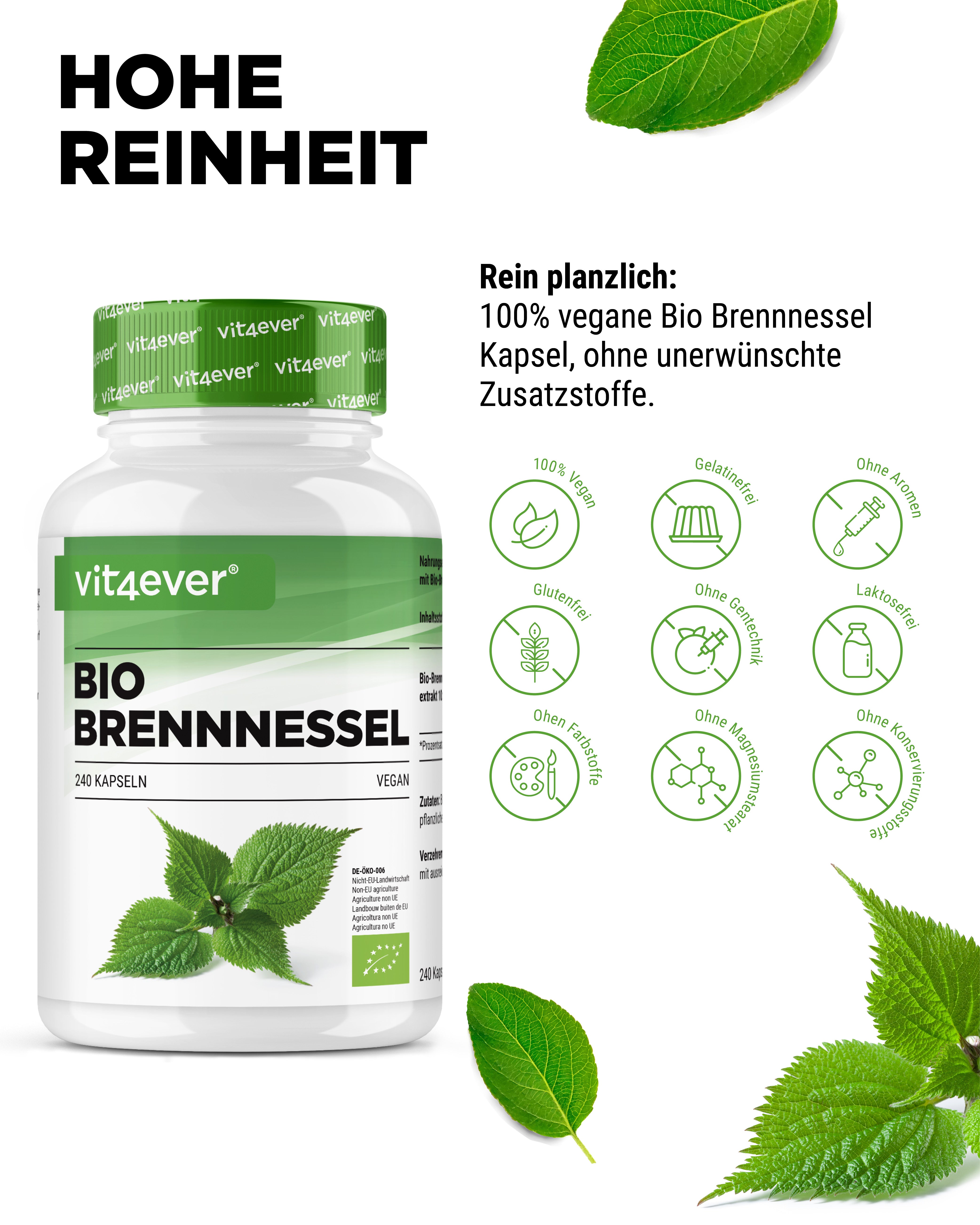 Bio Brandnetelextract - 500 mg