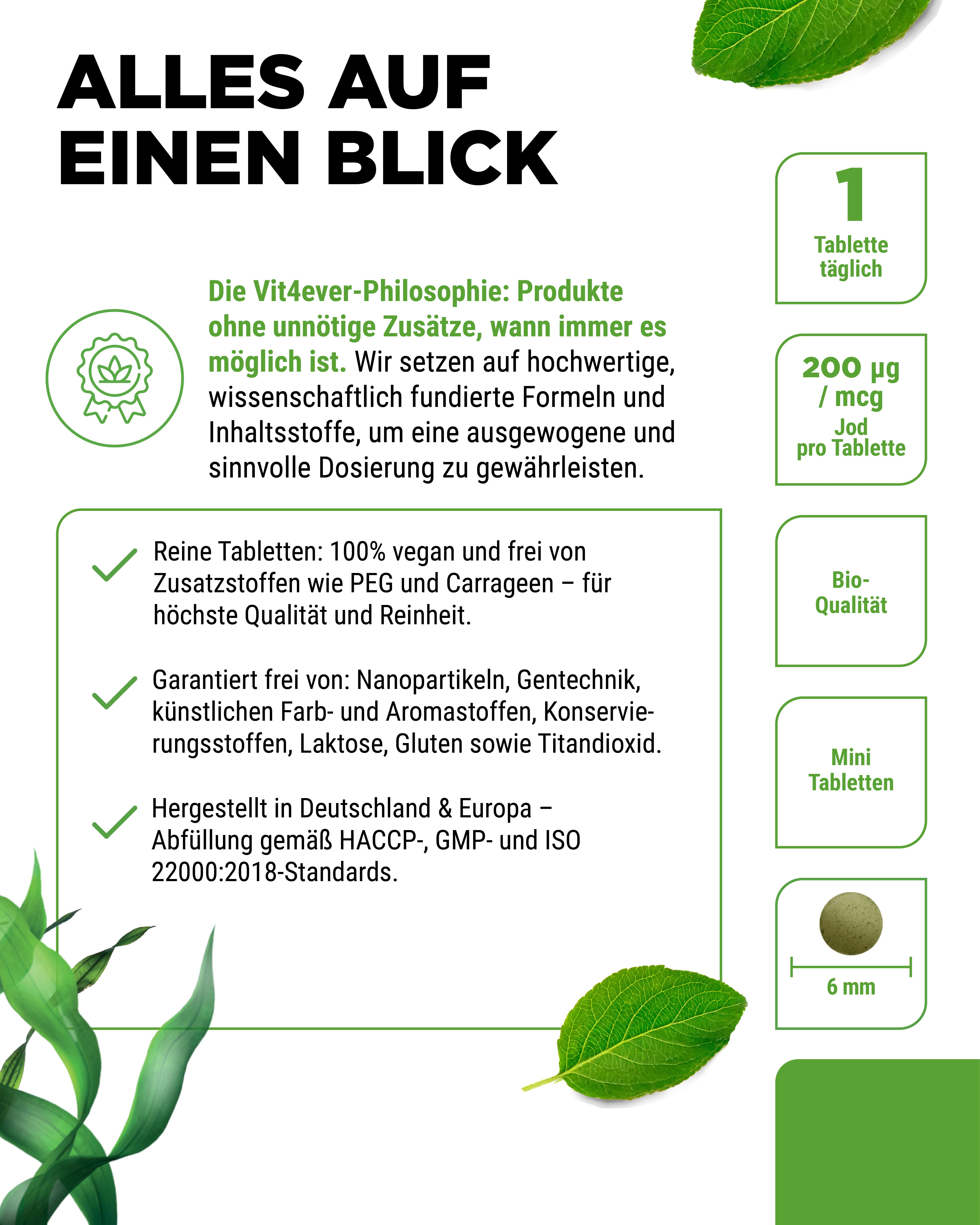 Estratto di Kelp Bio (iodio naturale) - 200 µg