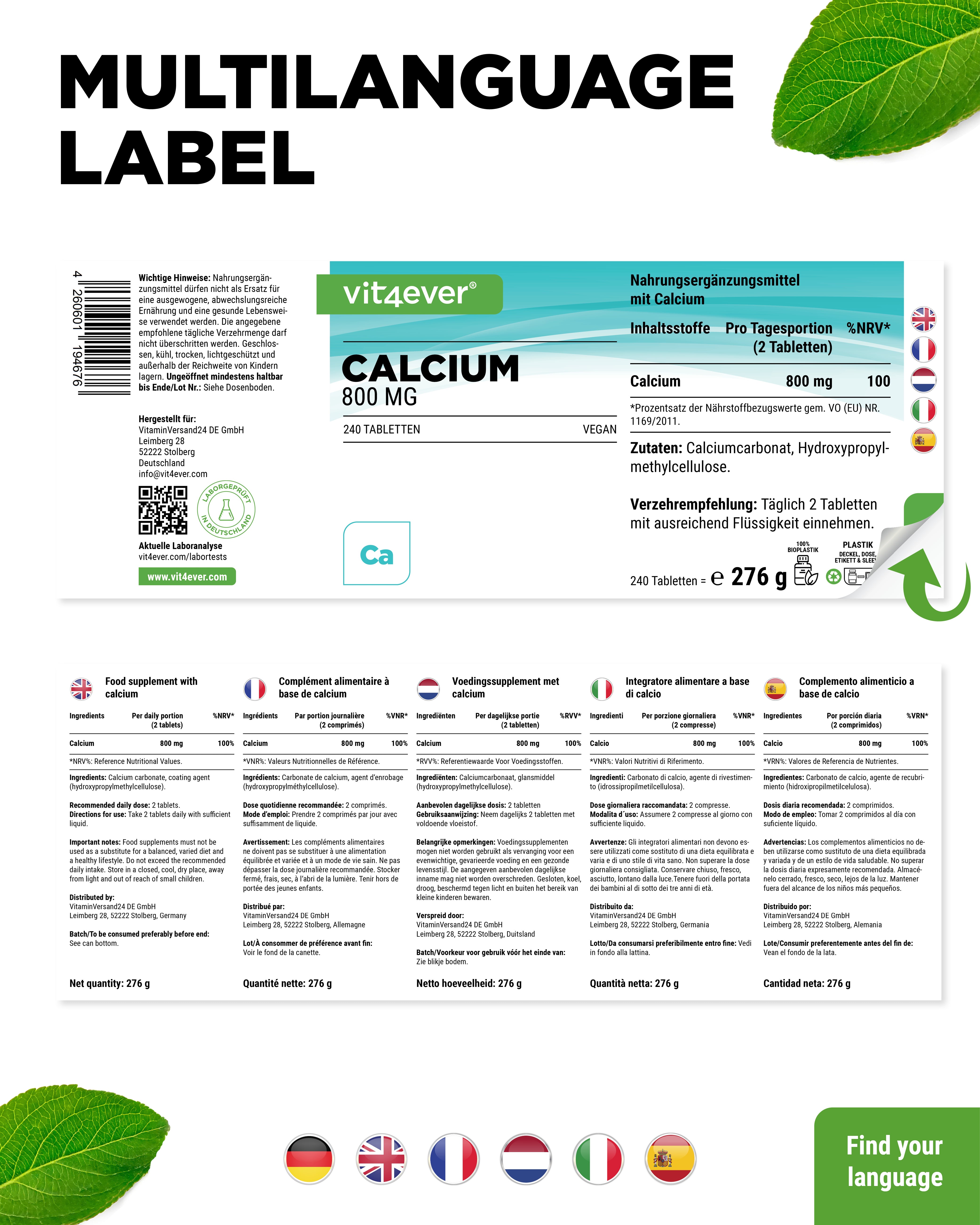 Calcio - 400 mg