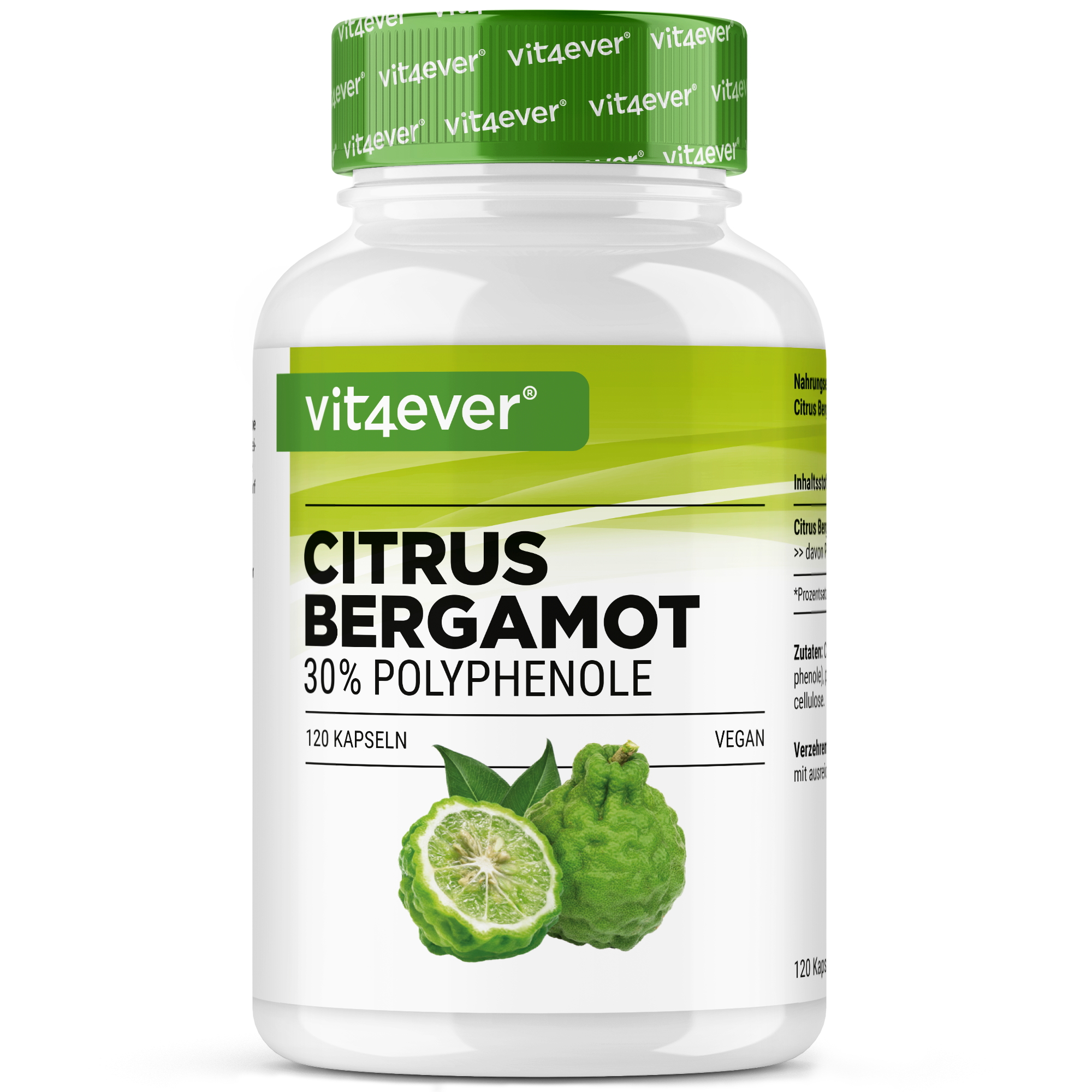 Citrus Bergamot, 30% polyfenolen - 120 capsules