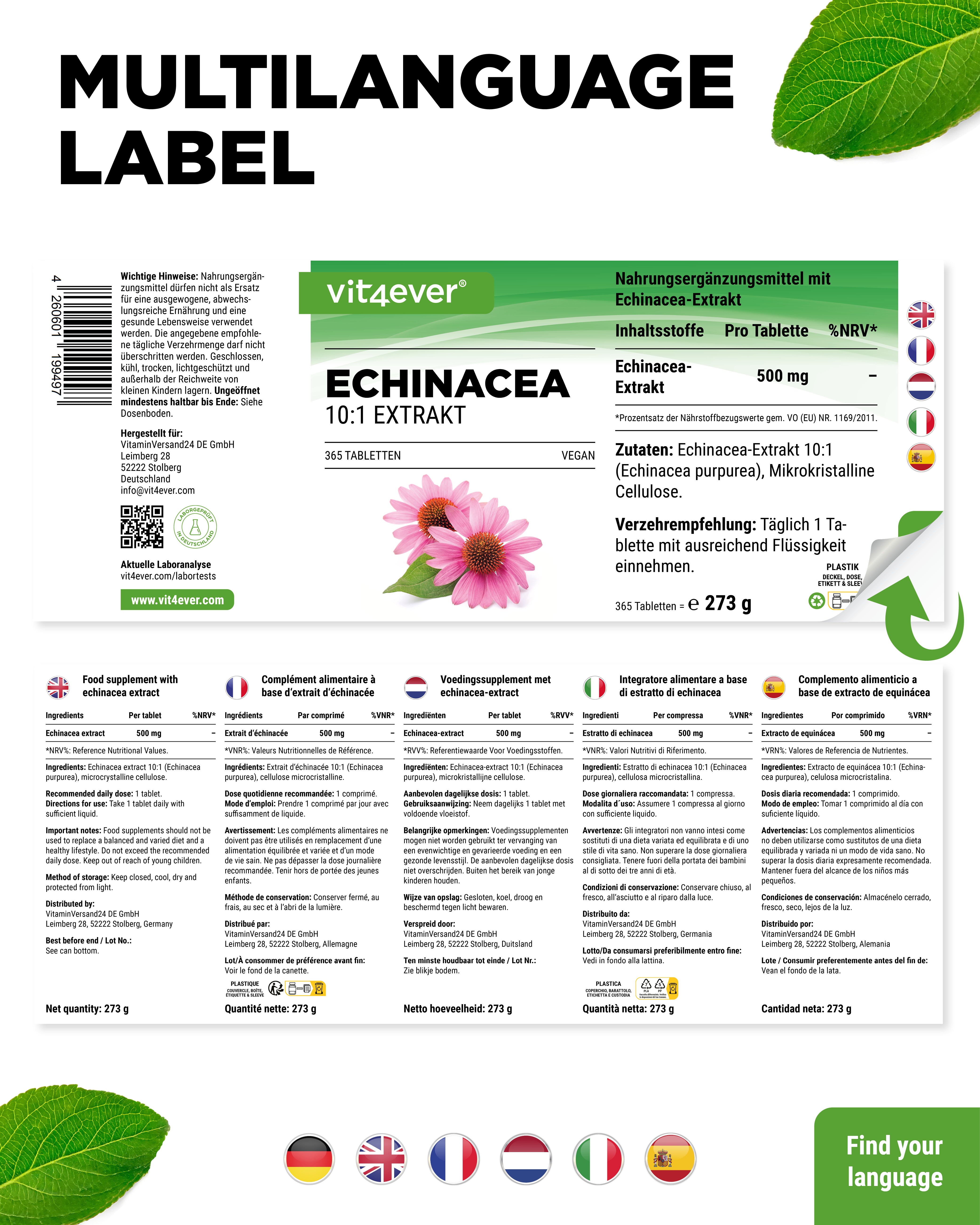 Echinacea - 500 mg