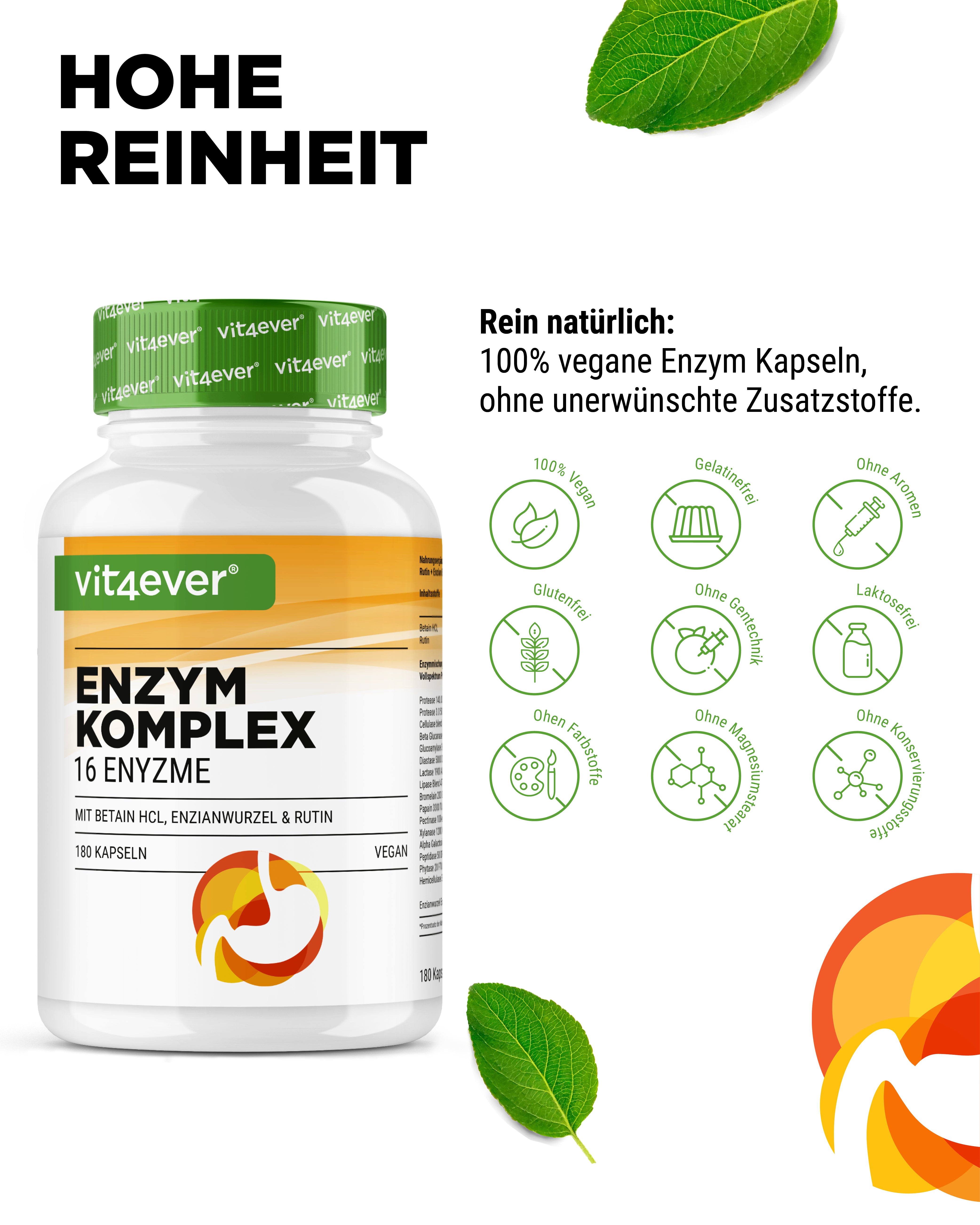 Enzyme Complex - 180 Capsules