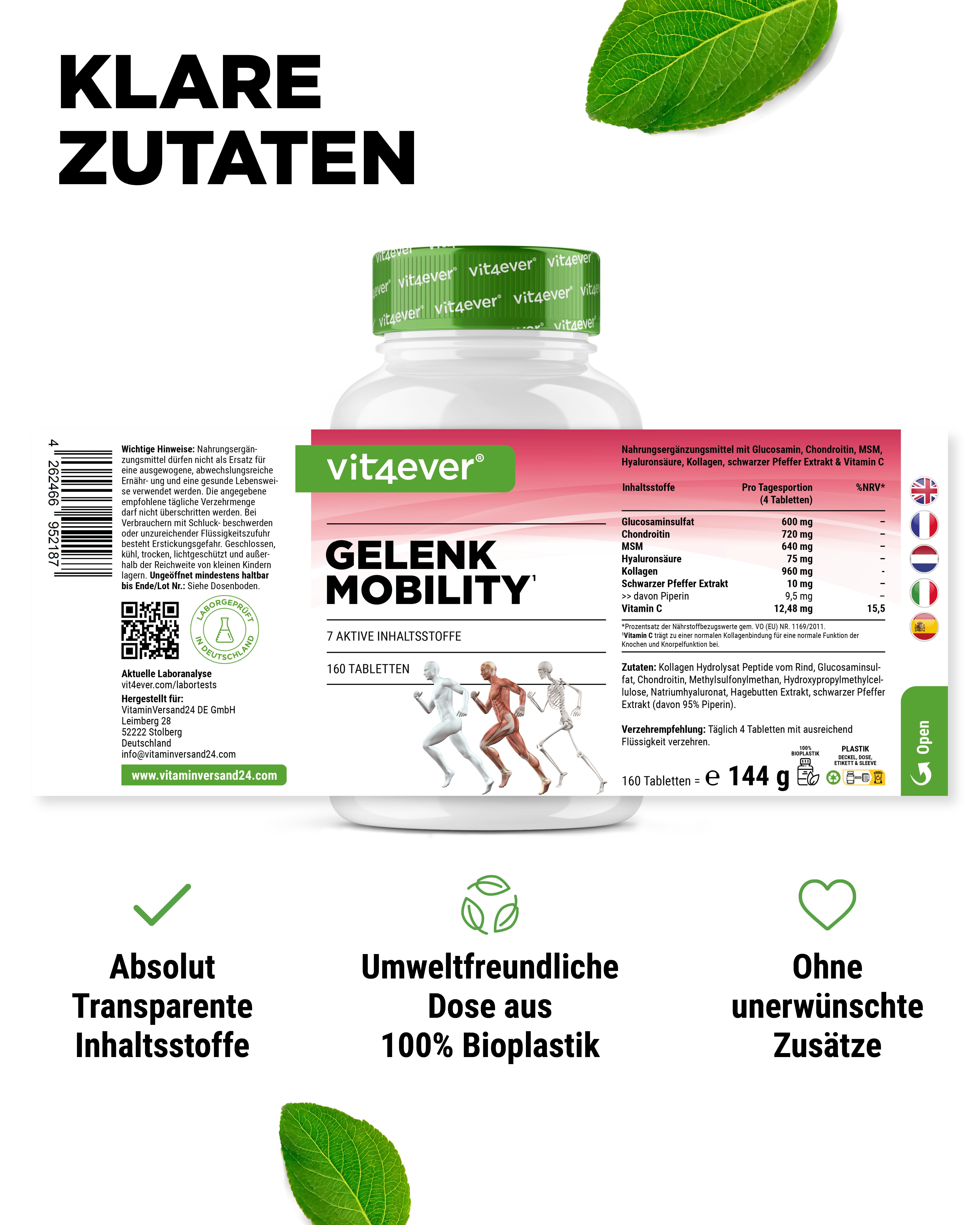 Movilidad articular - 7 ingredientes