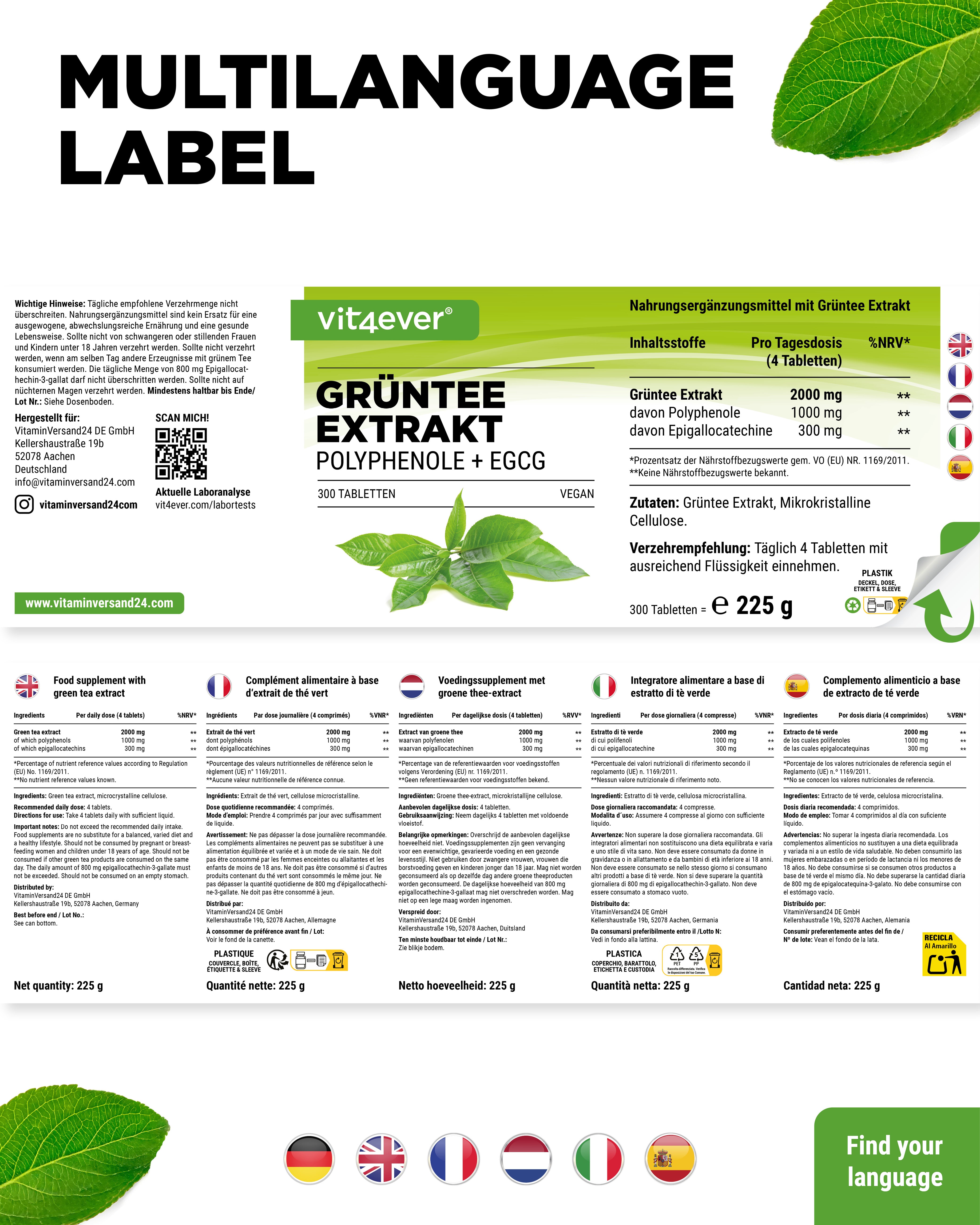 Extracto de té verde - EGCG