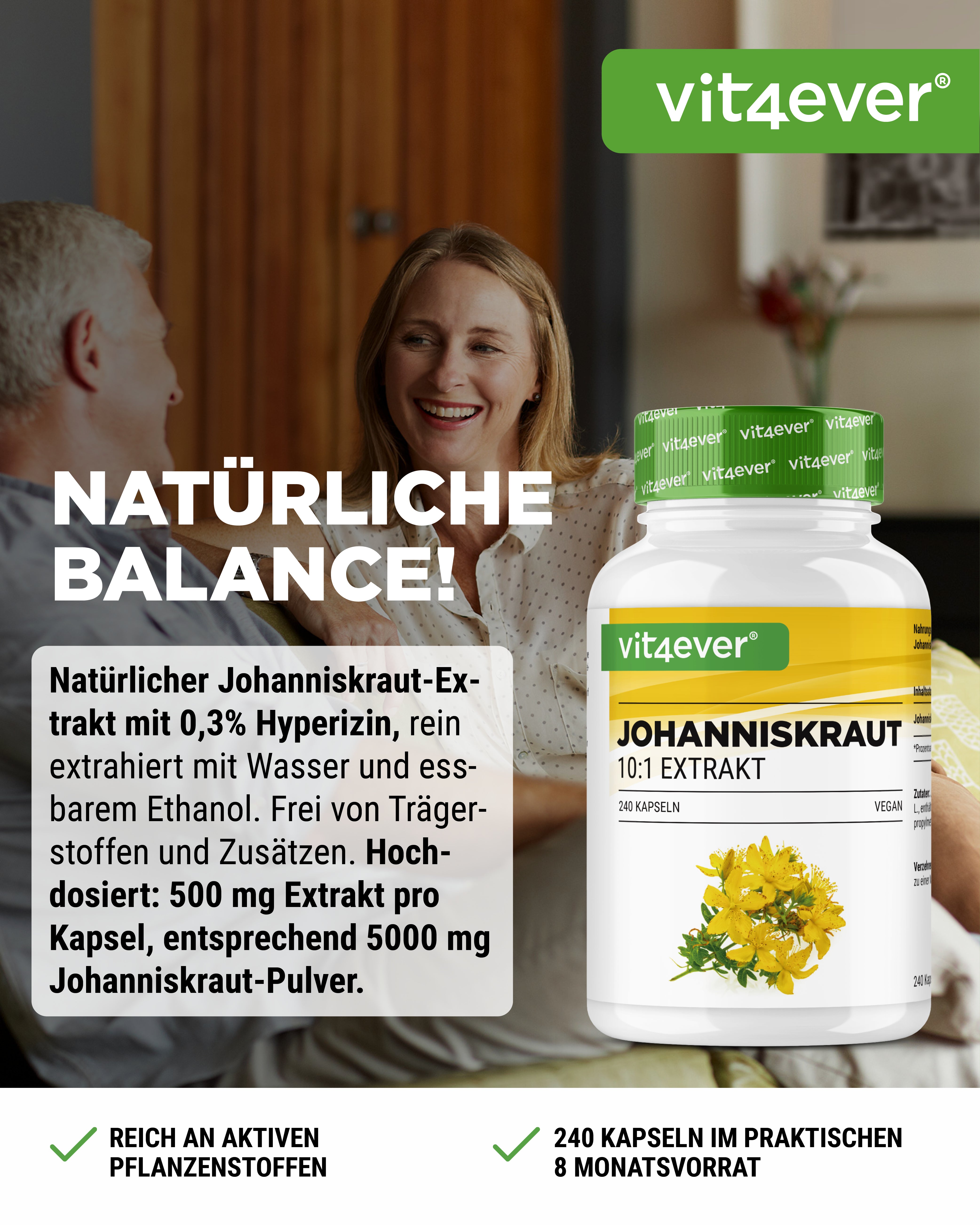 St. John's Wort - 500 mg