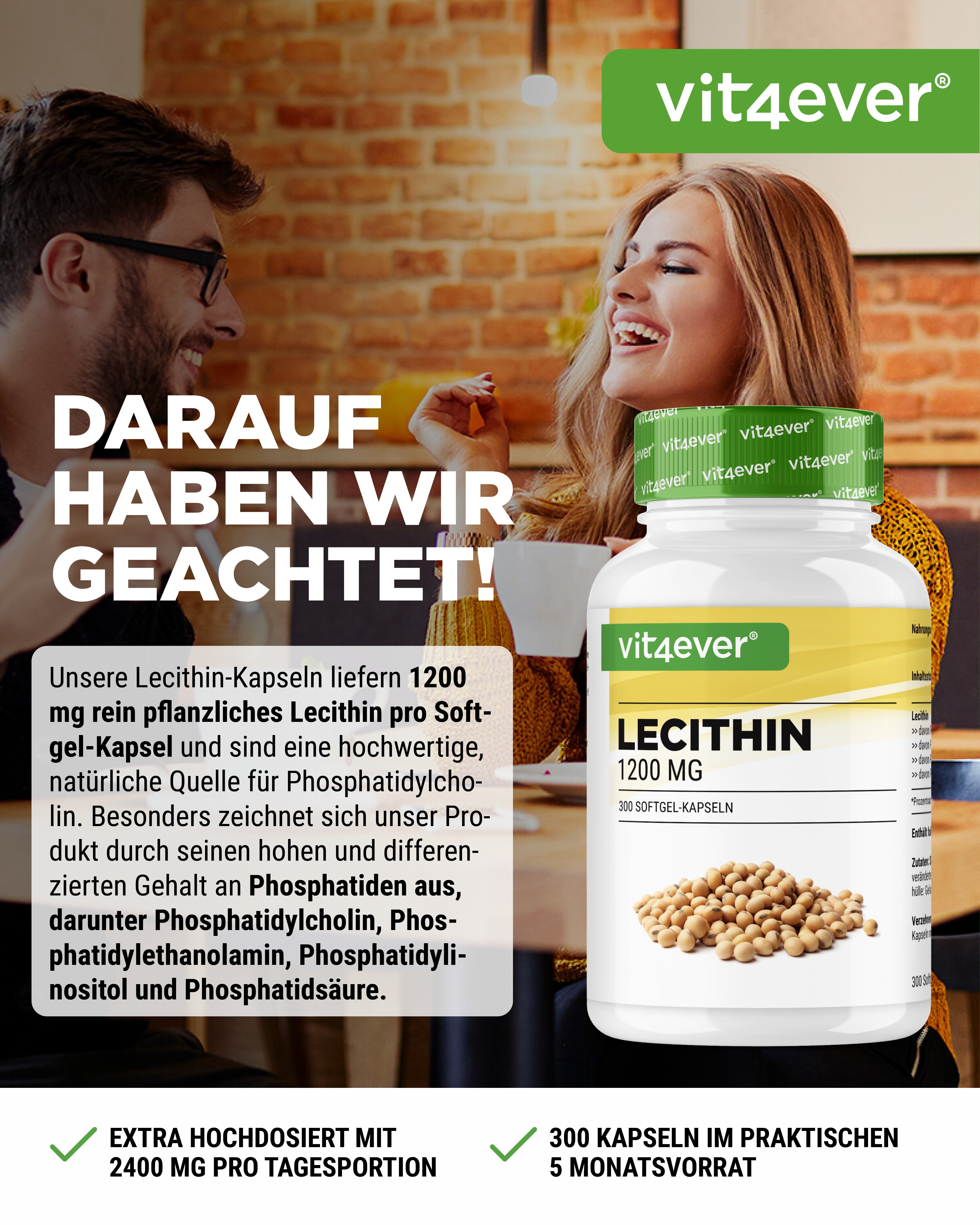 Lecitina - 1200 mg