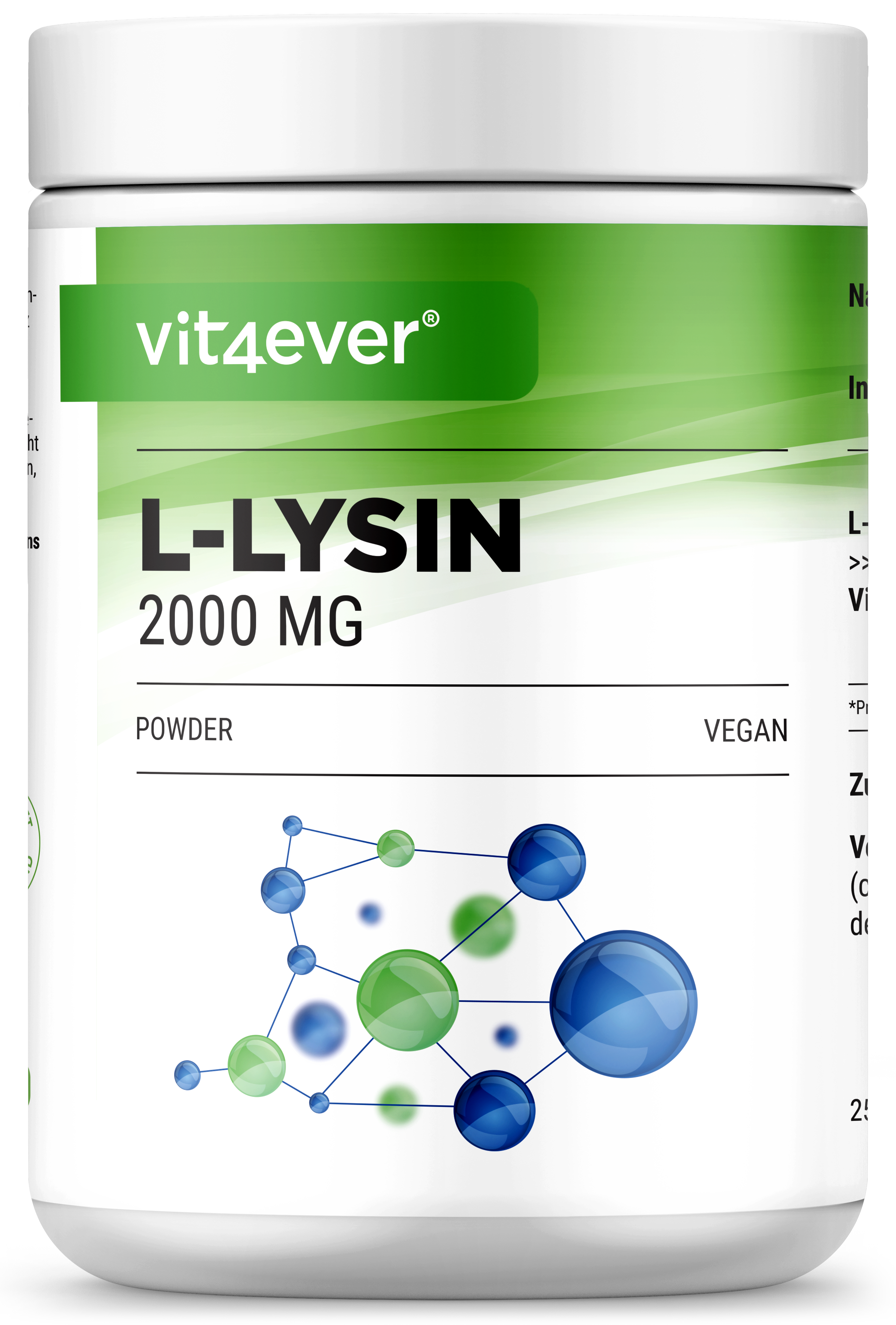 L-Lisina HCL en polvo