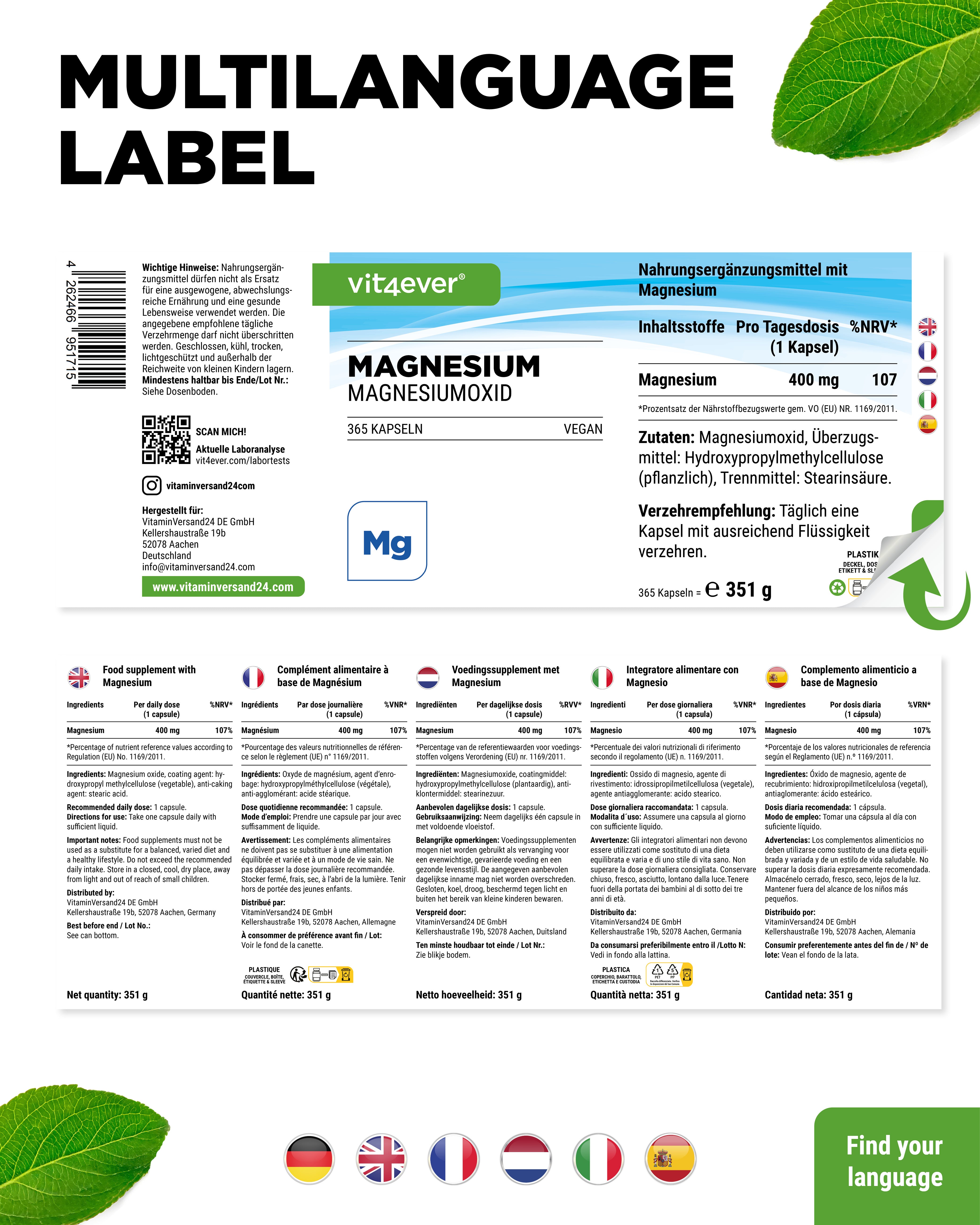 Magnesium Oxide Capsules