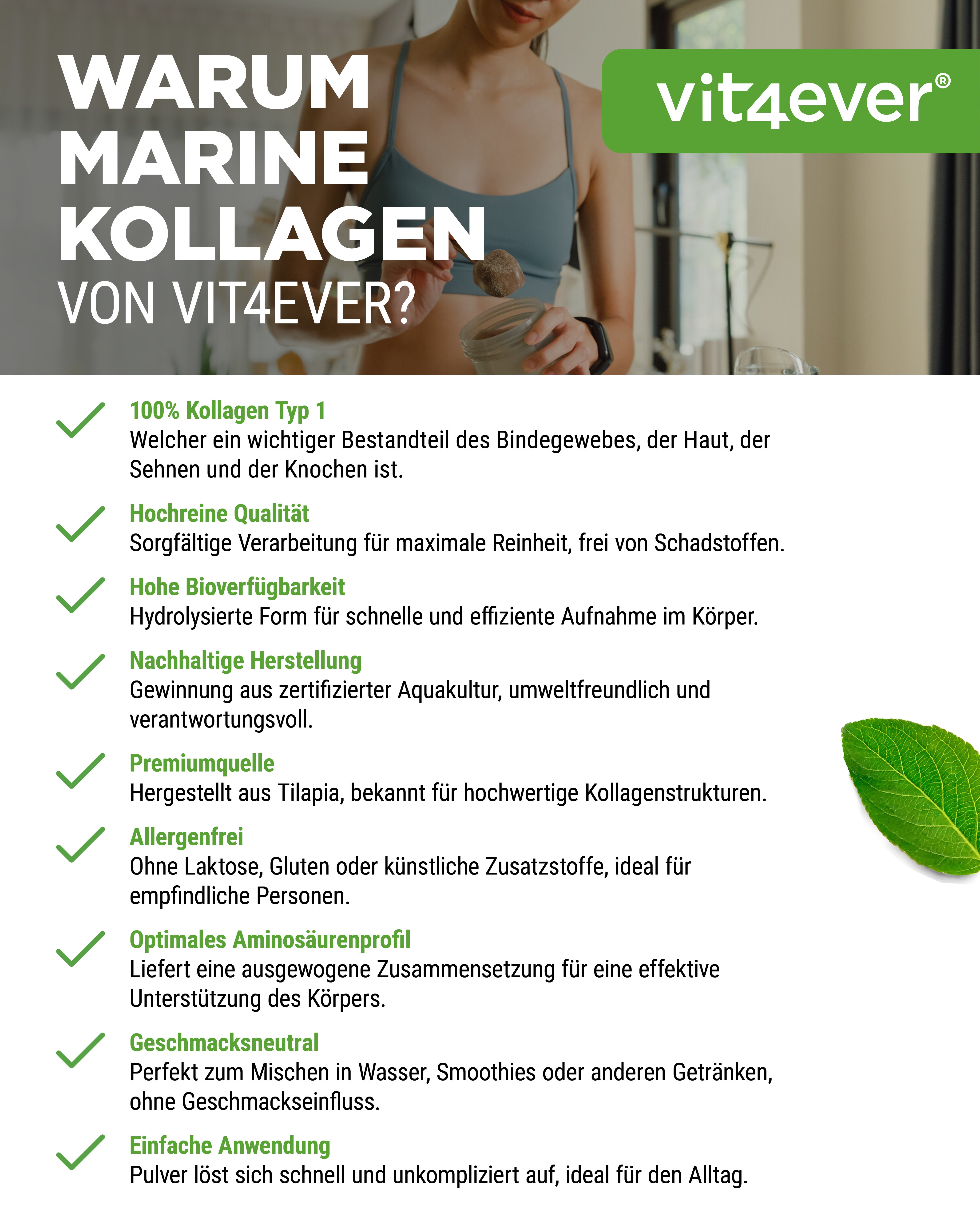 Marine Kollagen - Fischkollagen, 500 g