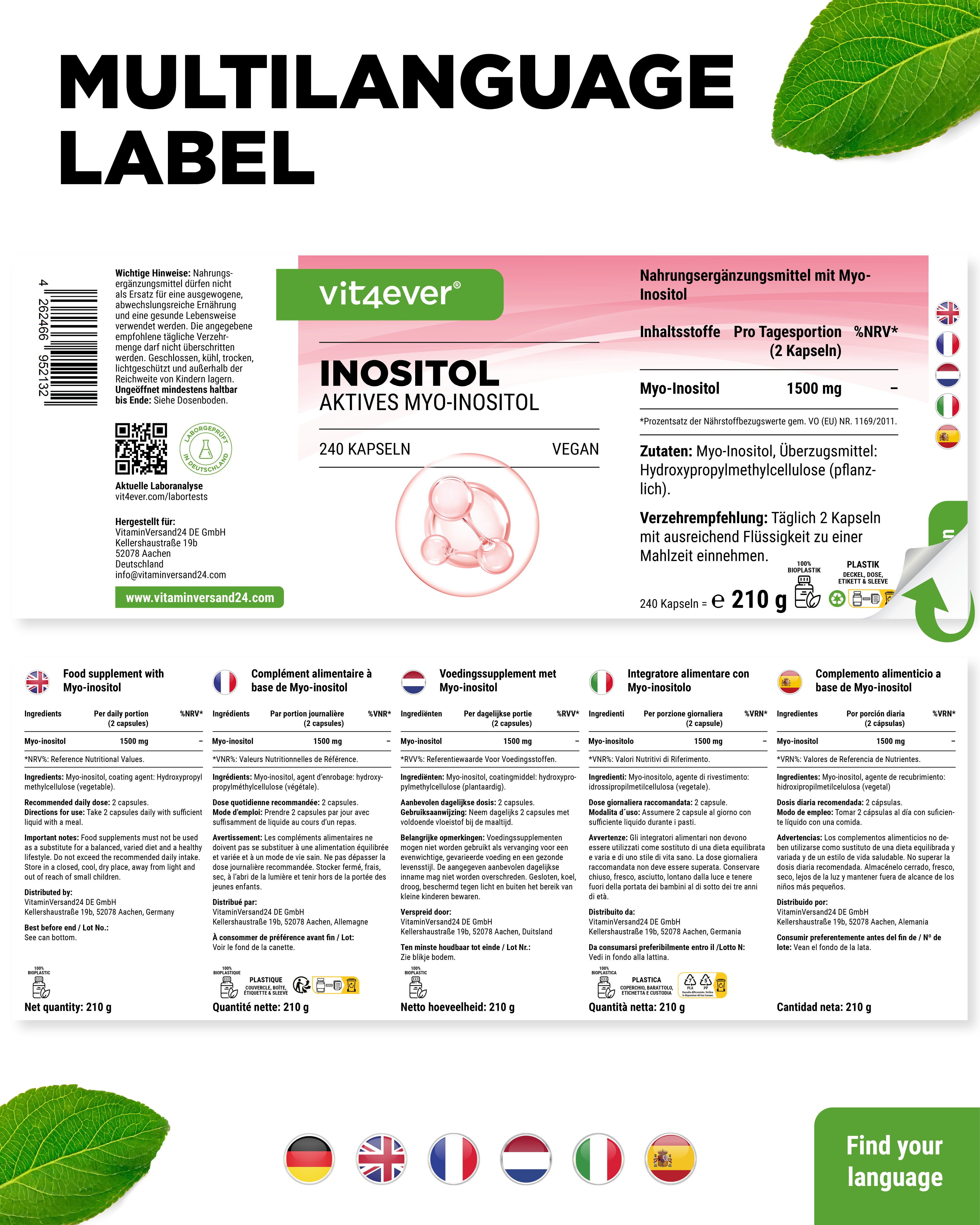 Myo Inozytol - 750 mg