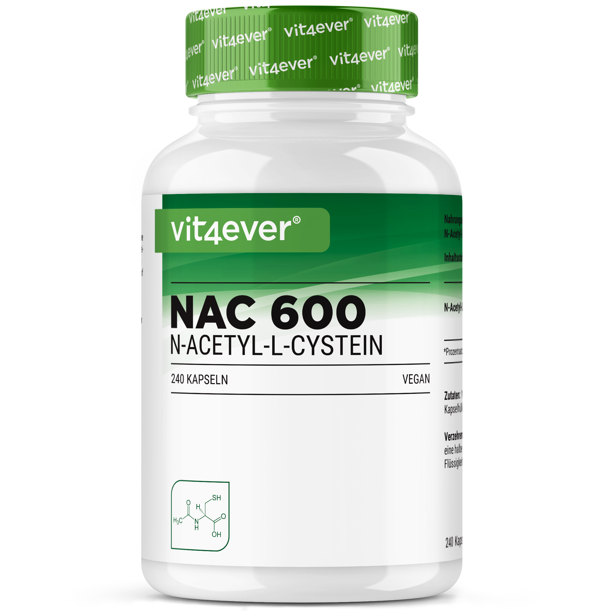 NAC - N-Acetil L-Cisteina - 600 mg
