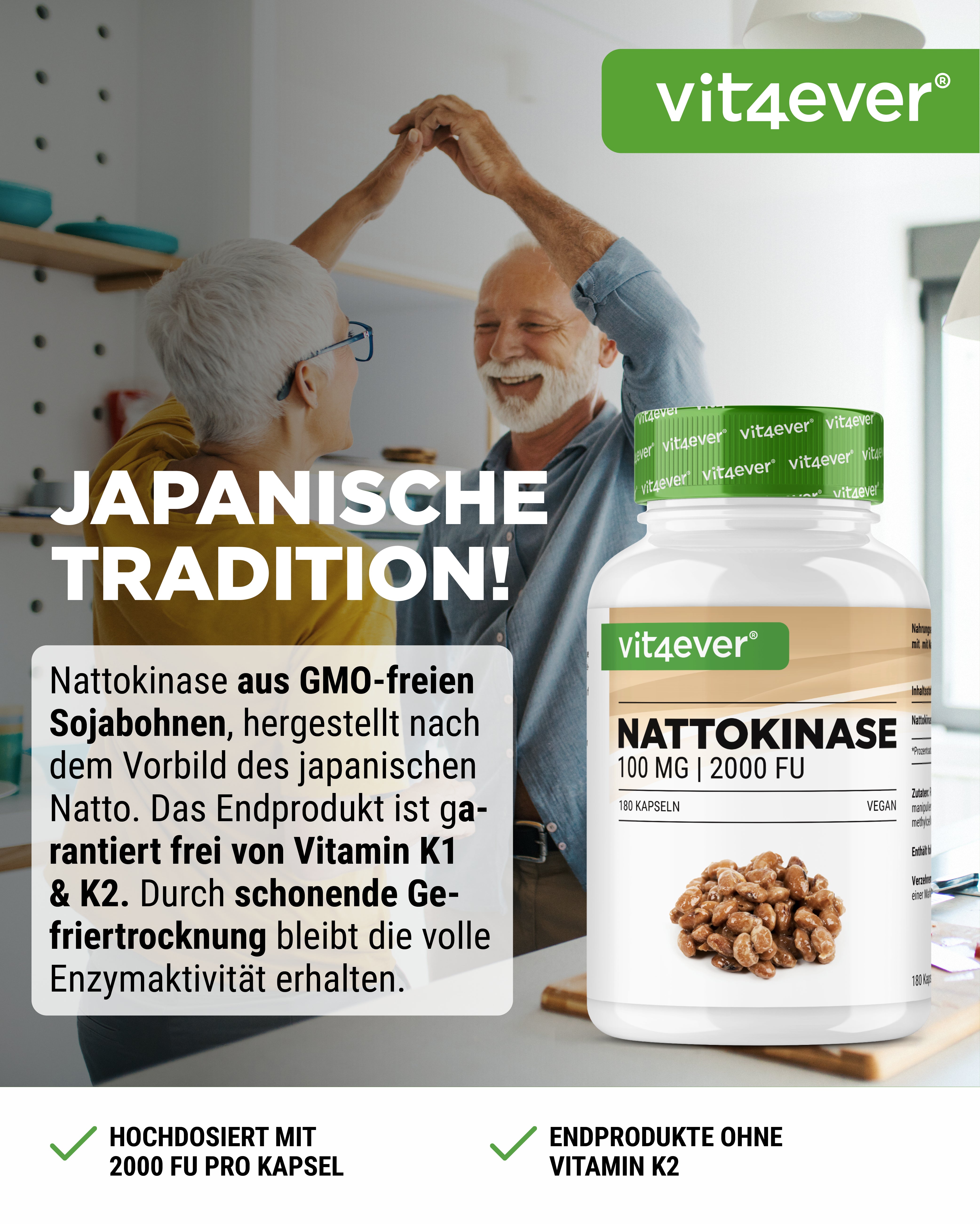Nattochinasi 100 mg (20.000 FU/g)