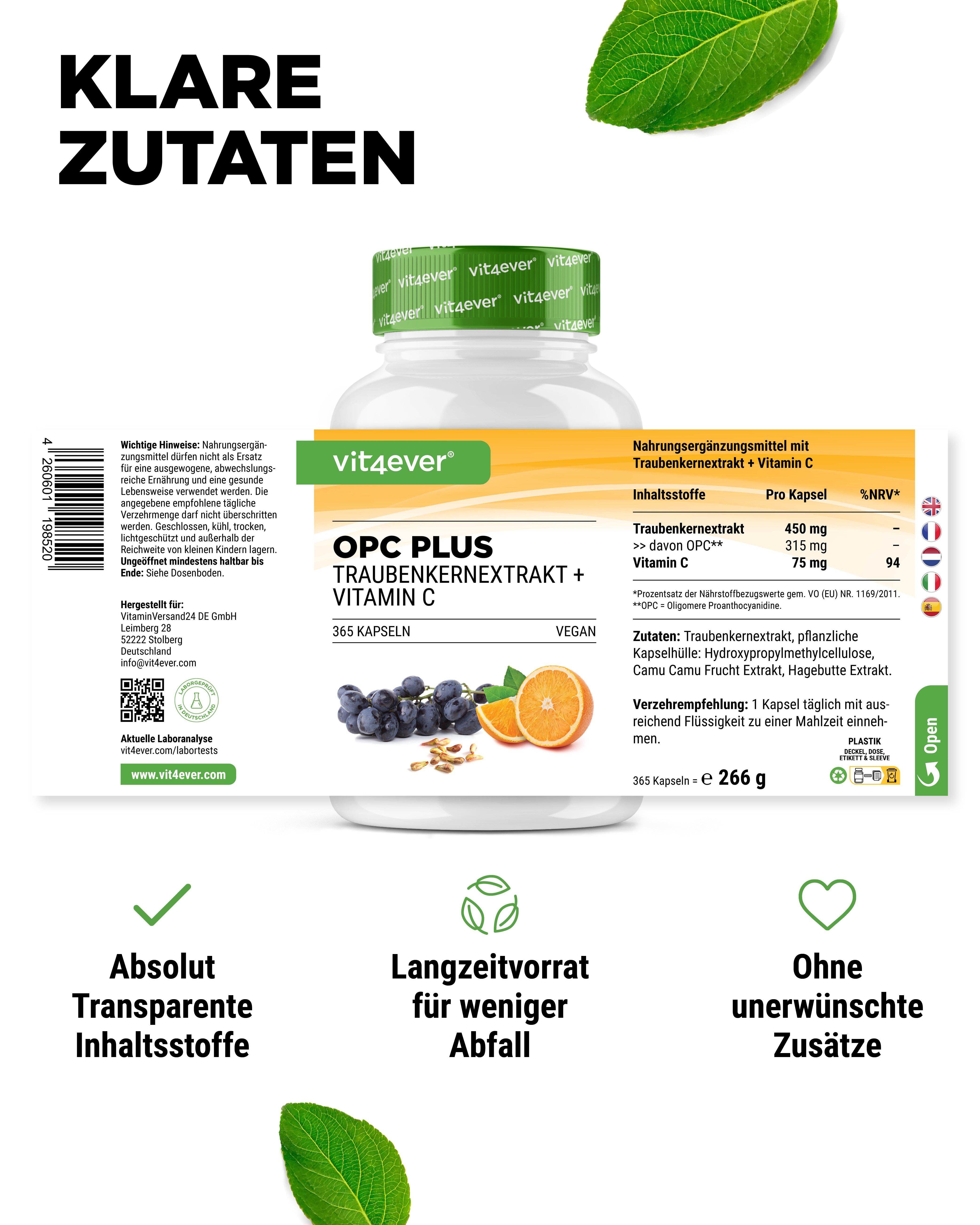 OPC avec Vitamine C