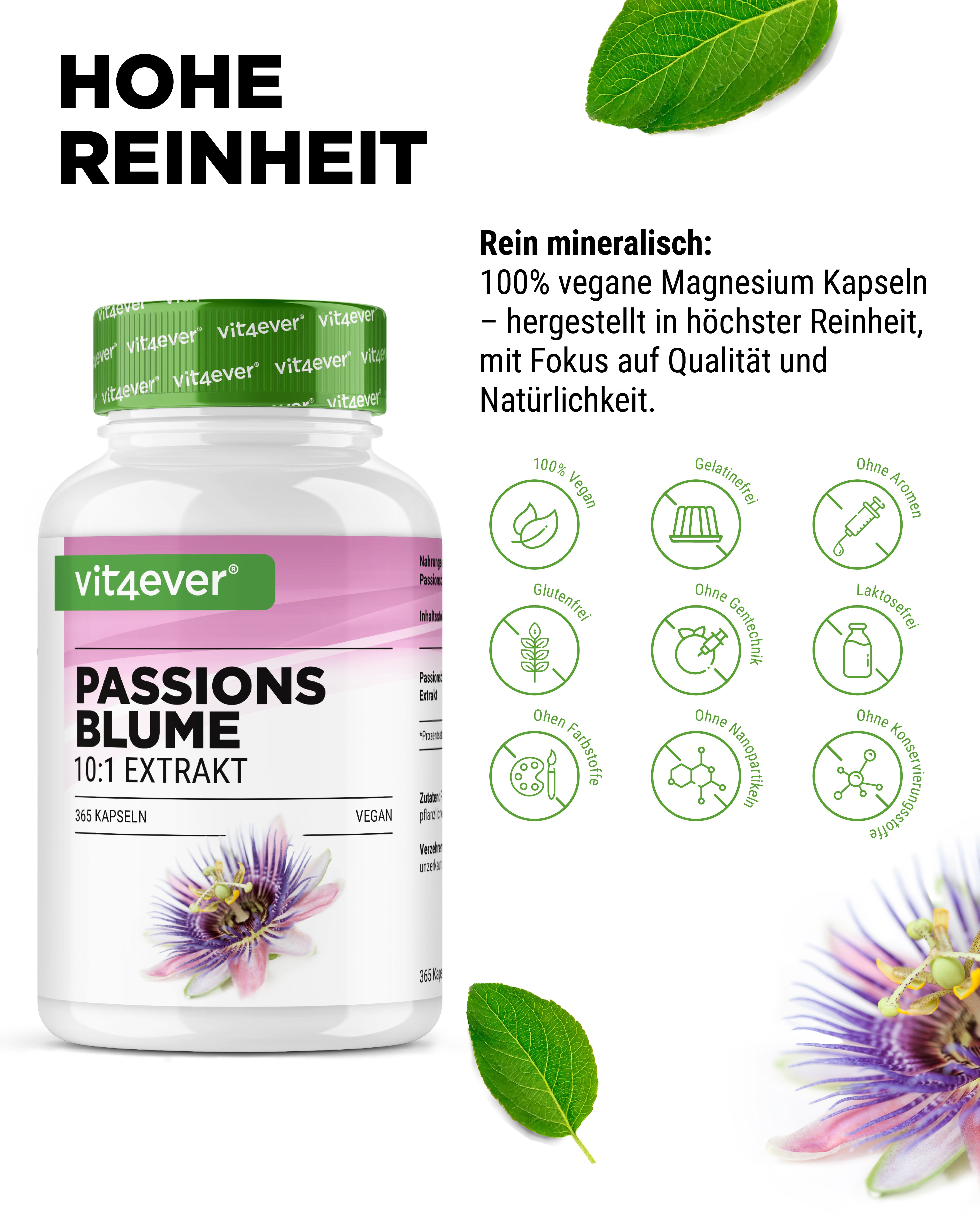 Passiebloem Extract - 365 capsules