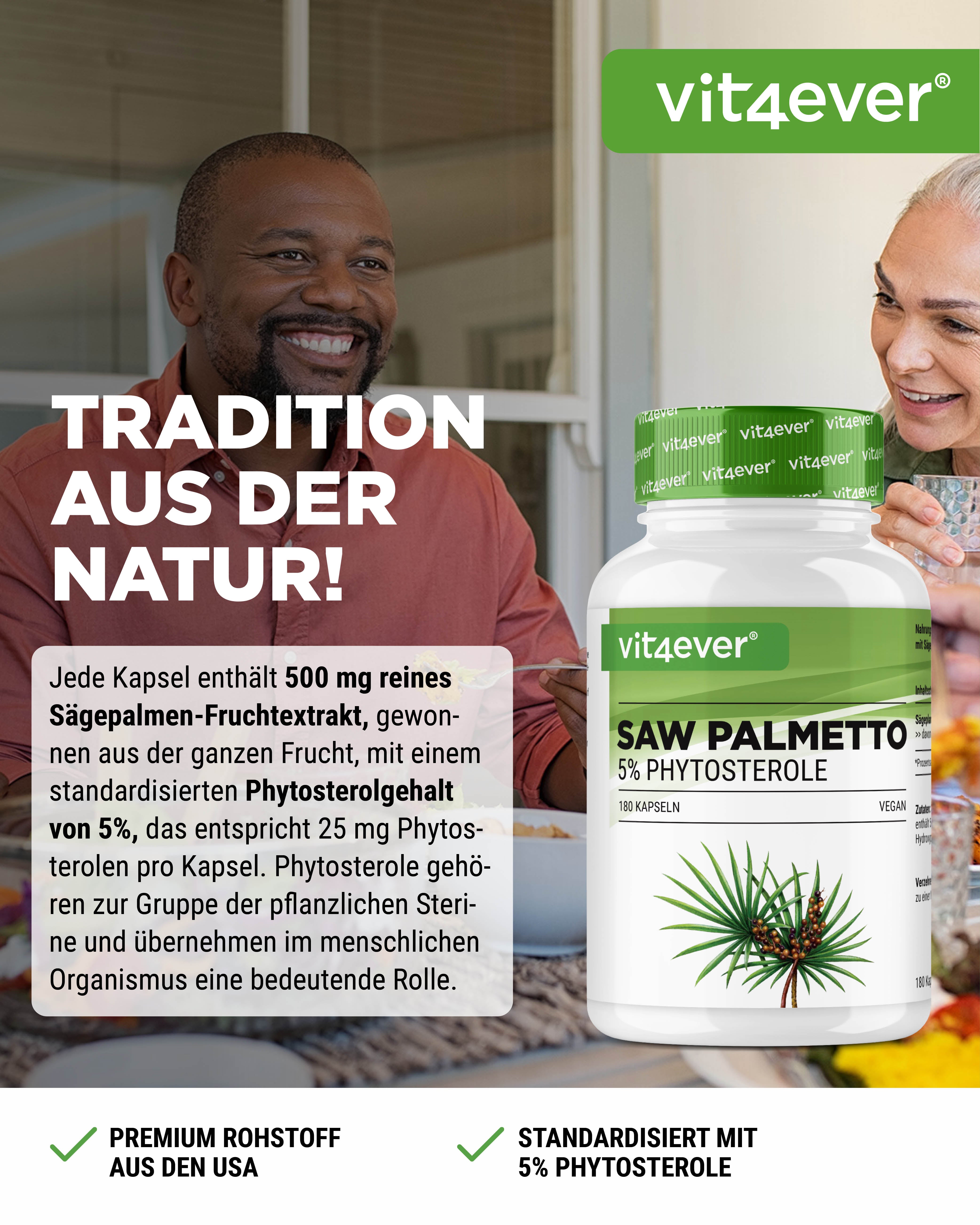 Extrait de Saw Palmetto - 500 mg