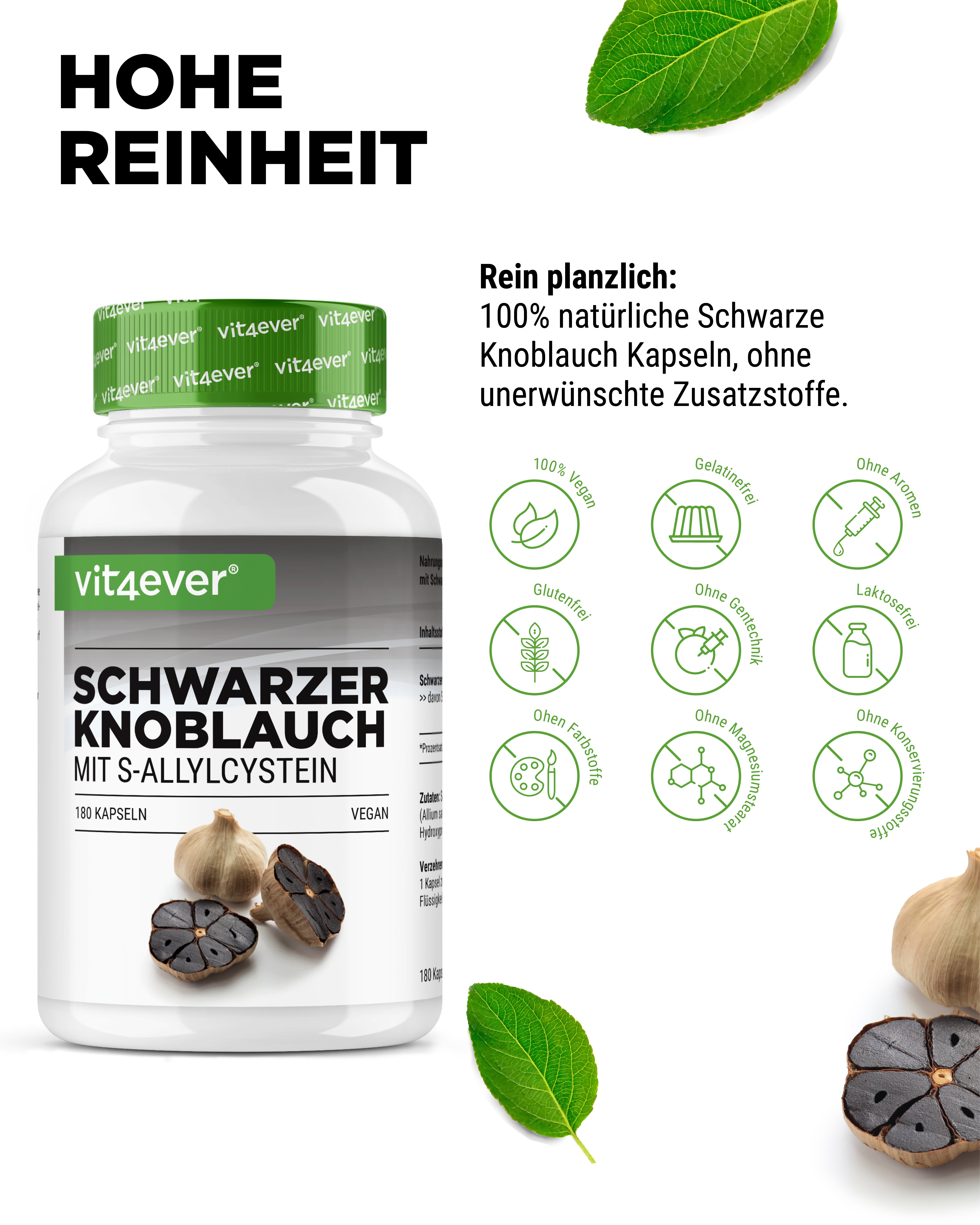 Ekstrakt Czarnego Czosnku - 750 mg