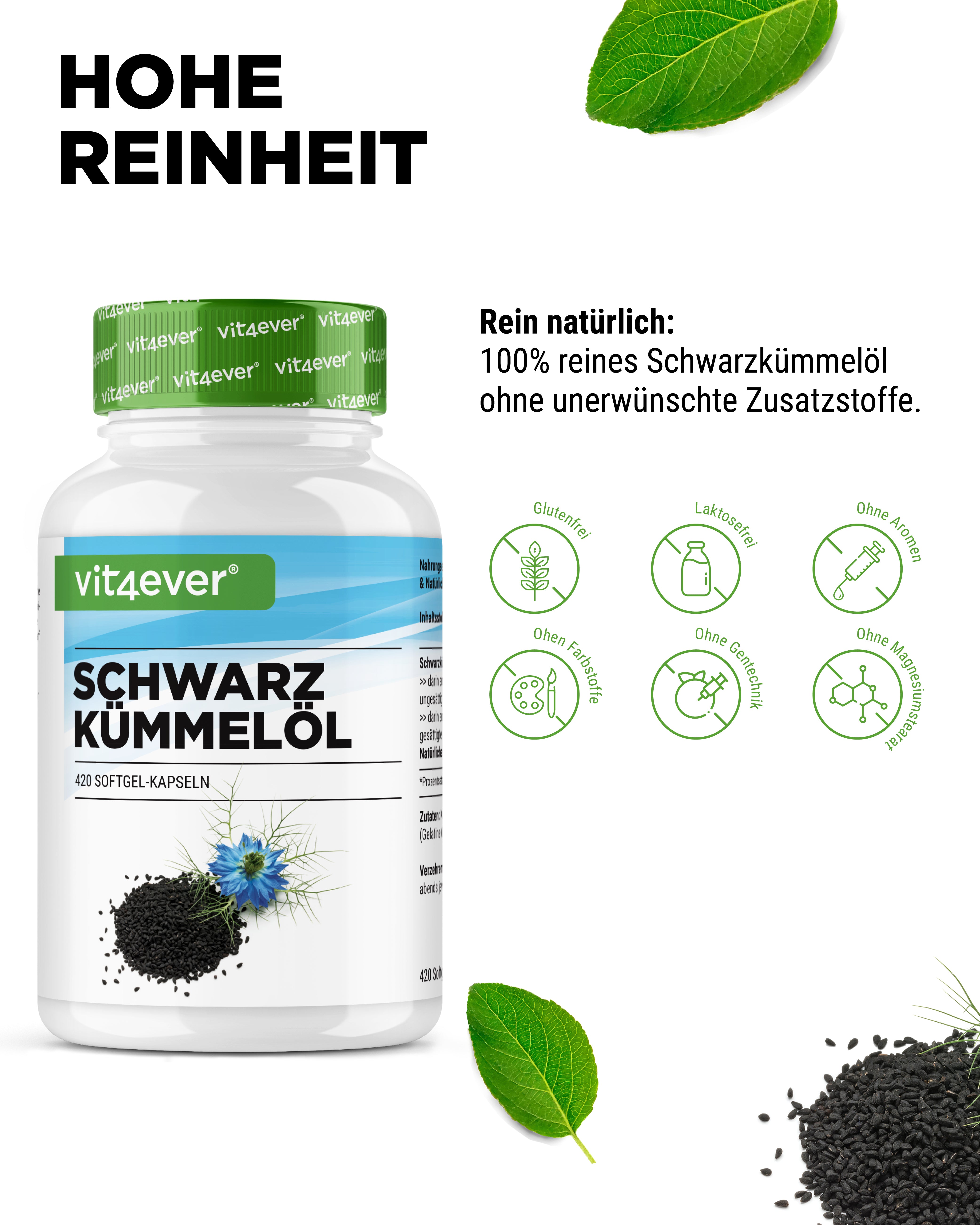 Aceite de comino negro - 500 mg