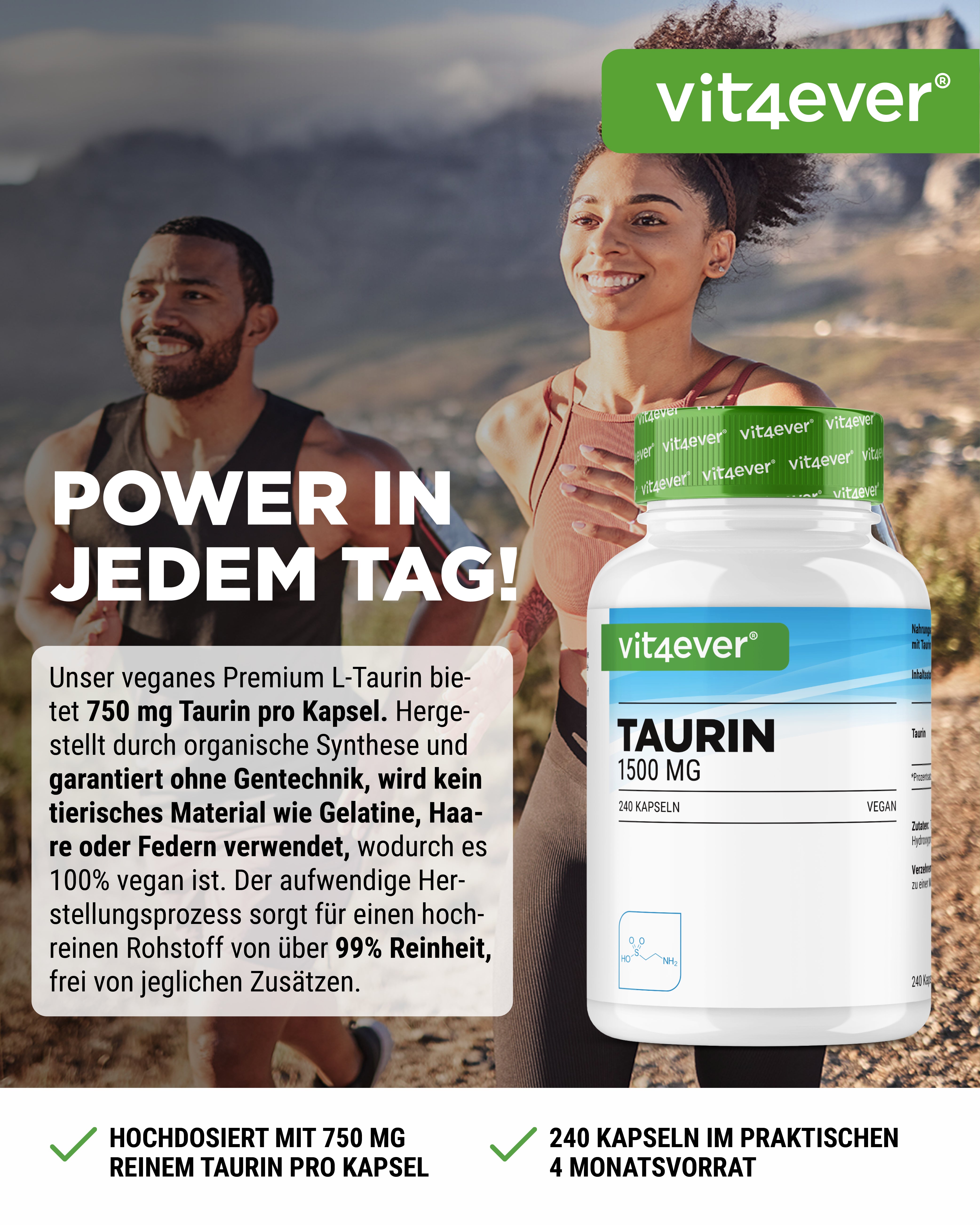 Tauryna - 750 mg