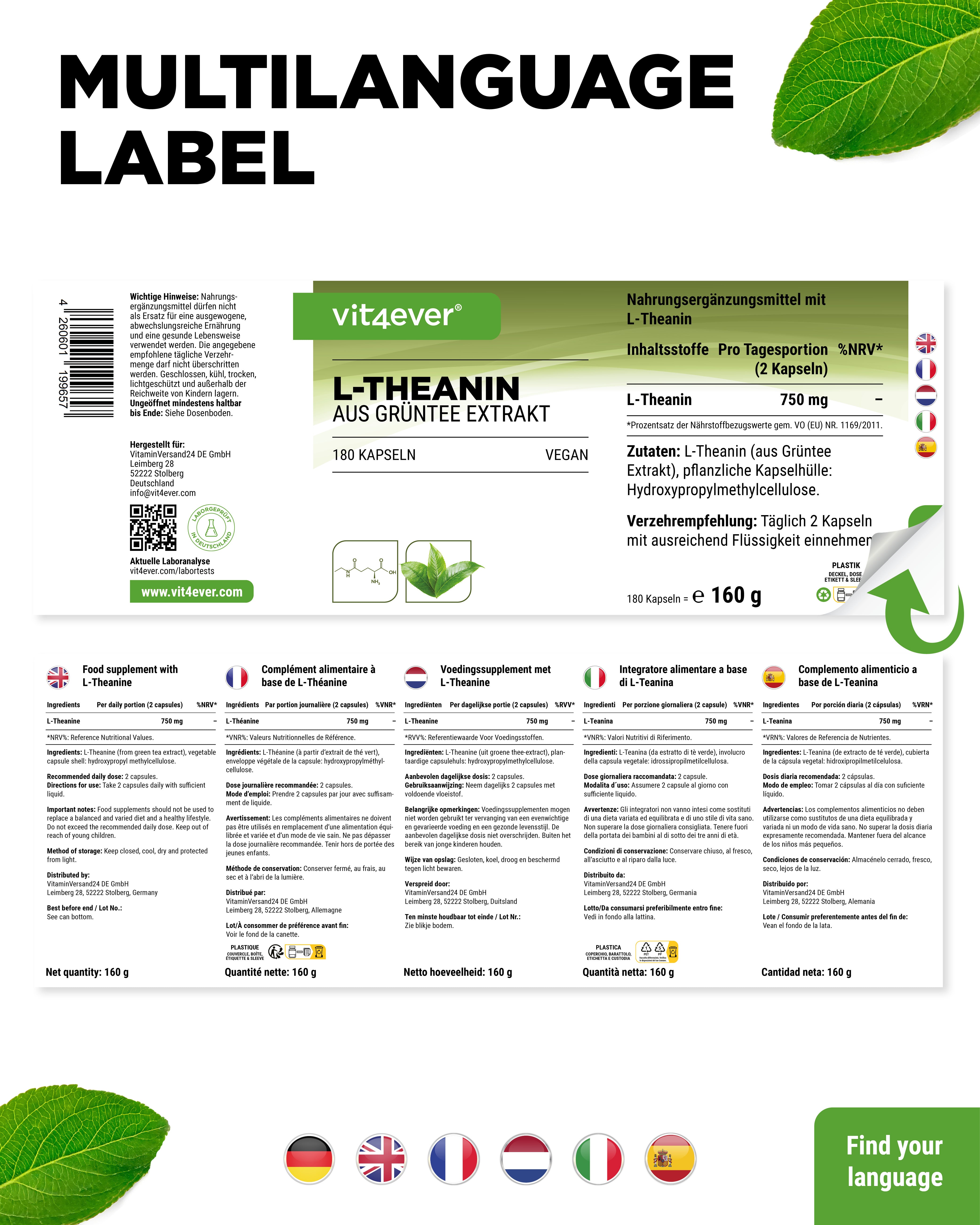 L-Theanine - 375 mg
