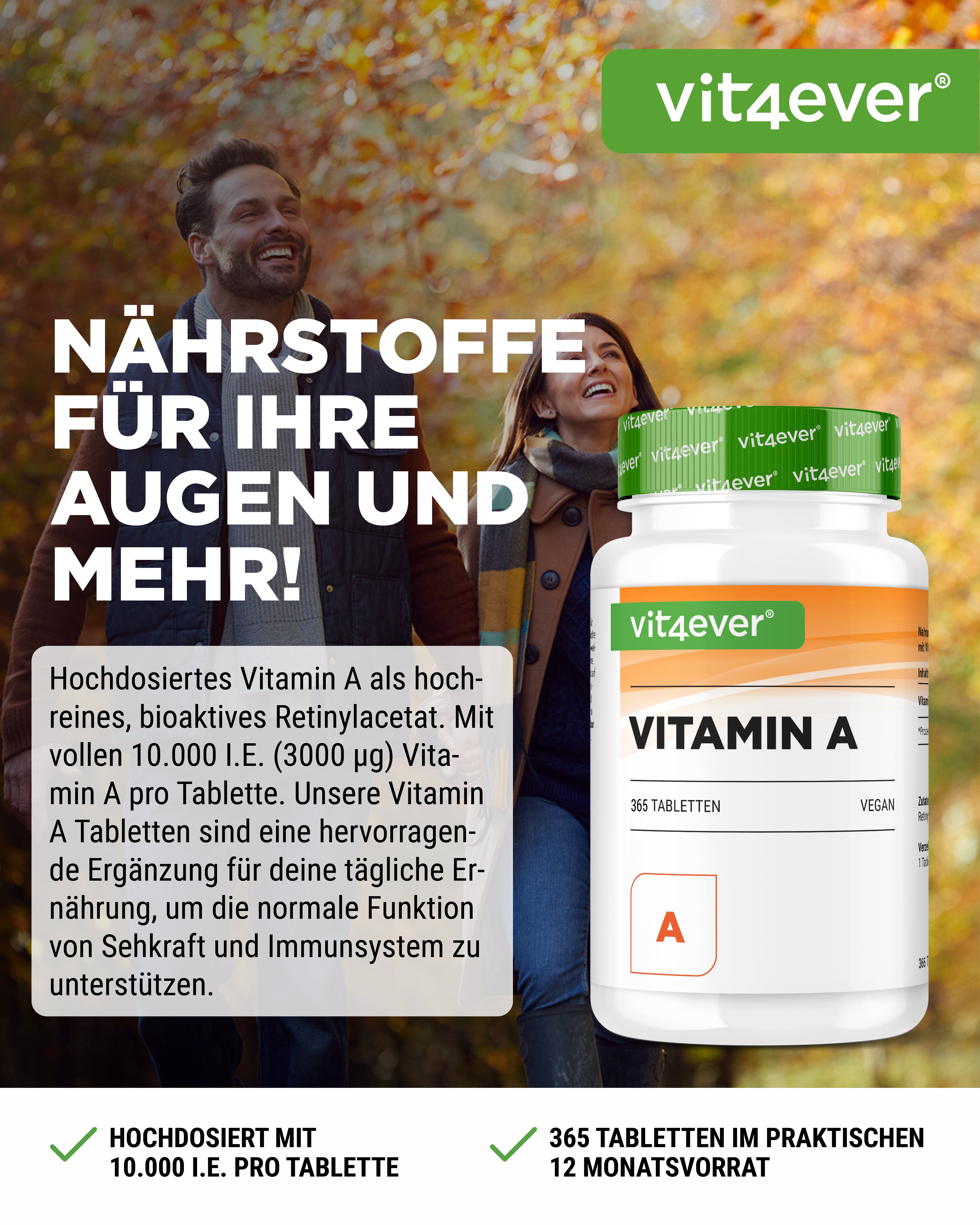 Vitamine A - 10.000 UI
