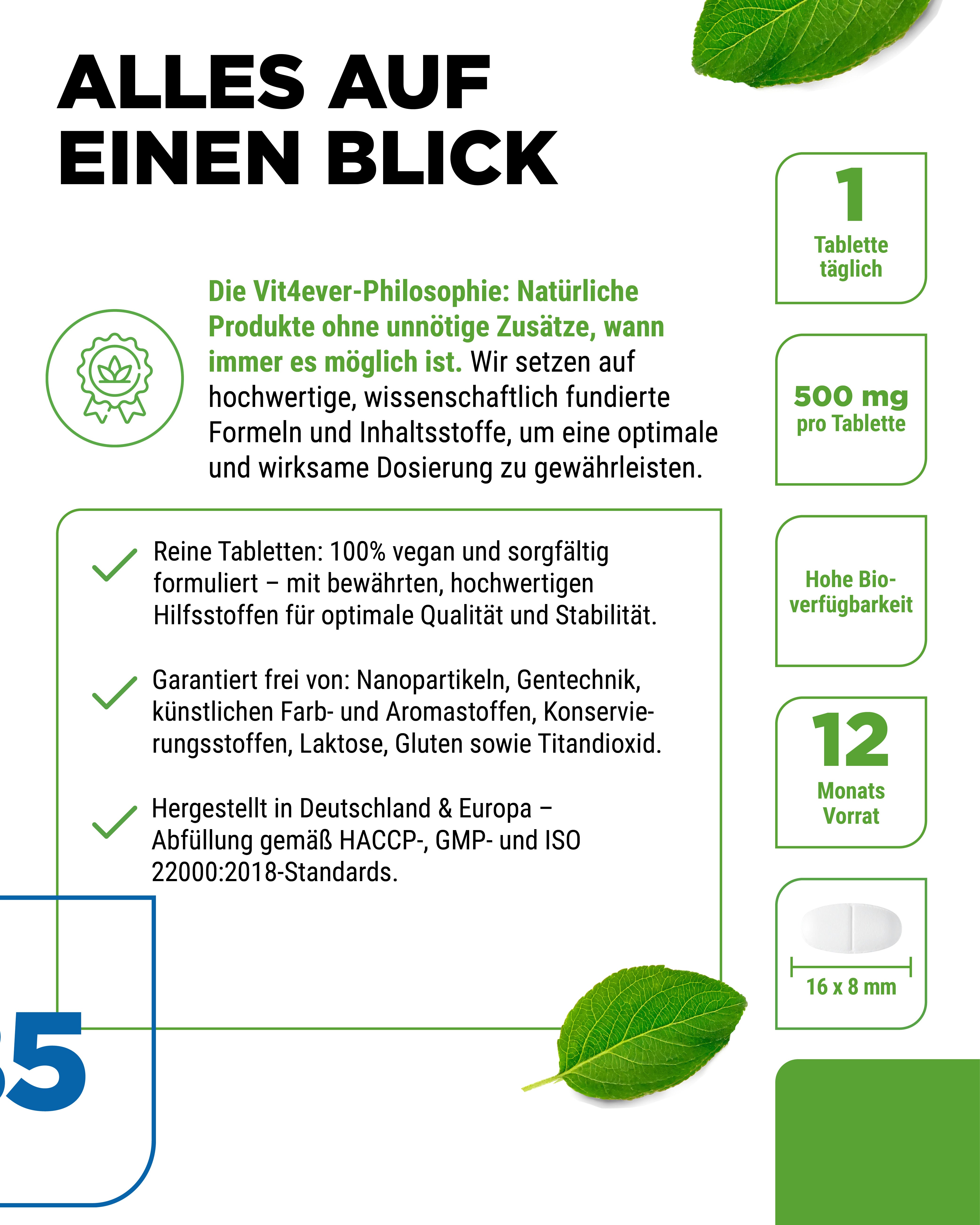 Vitamina B5 ácido pantoténico 500 mg