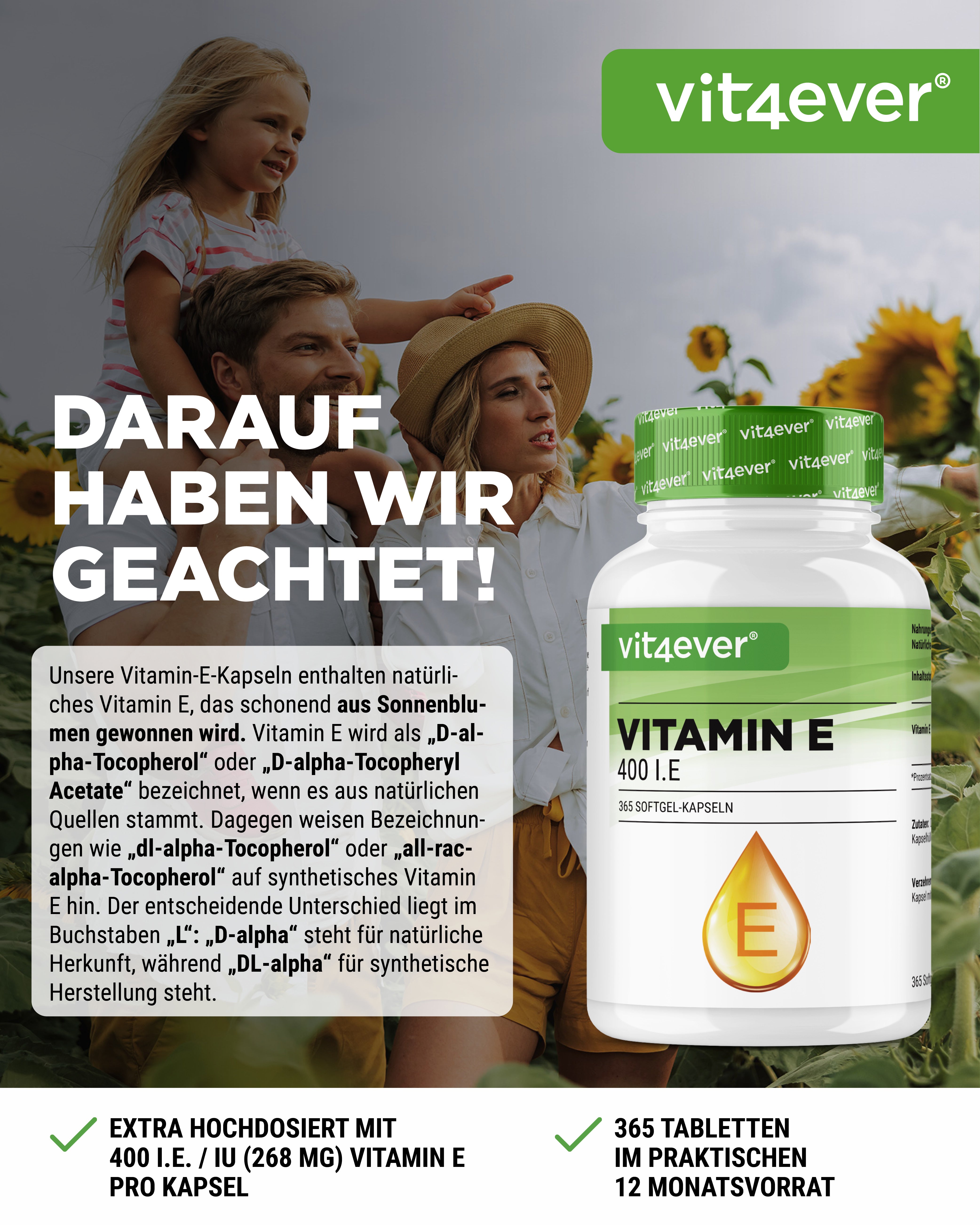 Vitamina E 400 UI softgel