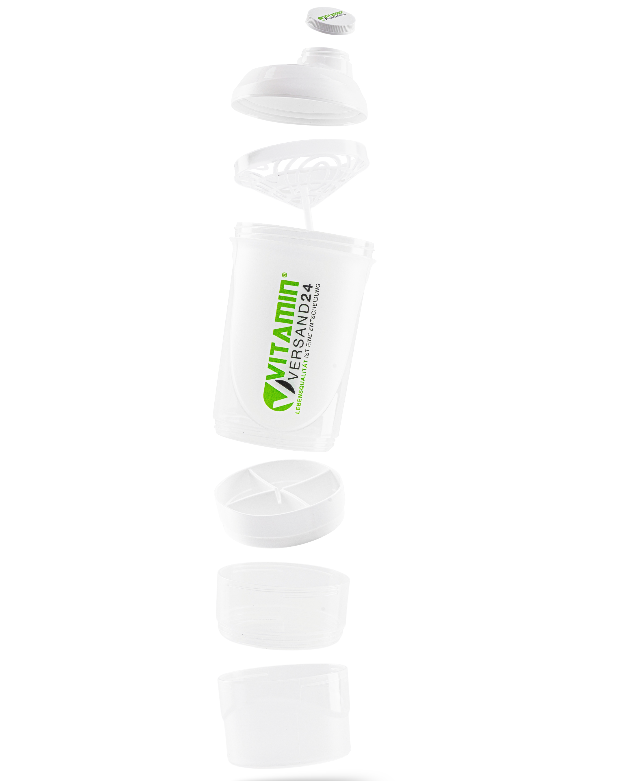 Shaker 600 ml + compartimentos